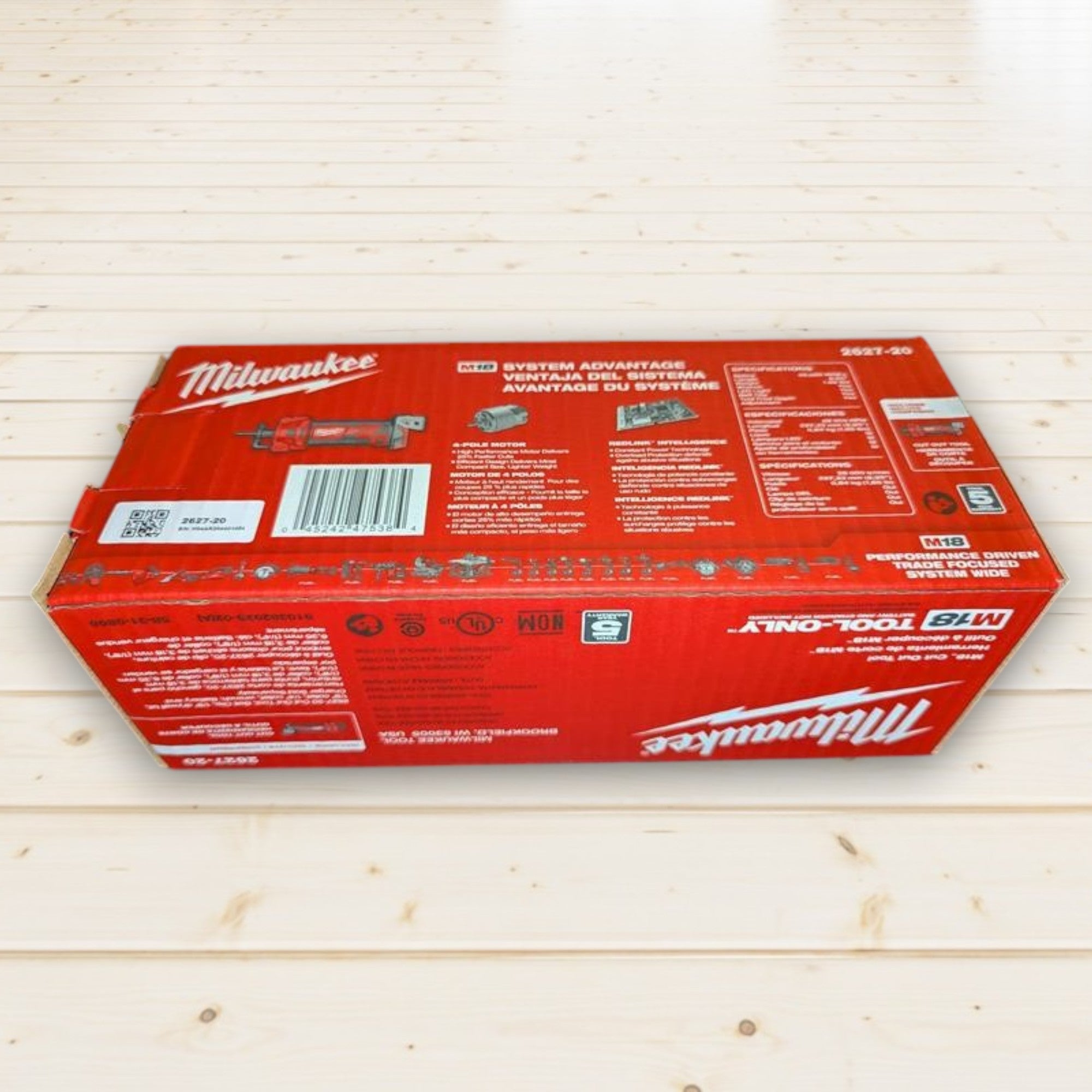 Milwaukee (2627-20) M18 18V Lithium-Ion Cordless Drywall Cut Out Rotary Tool (Tool-Only)