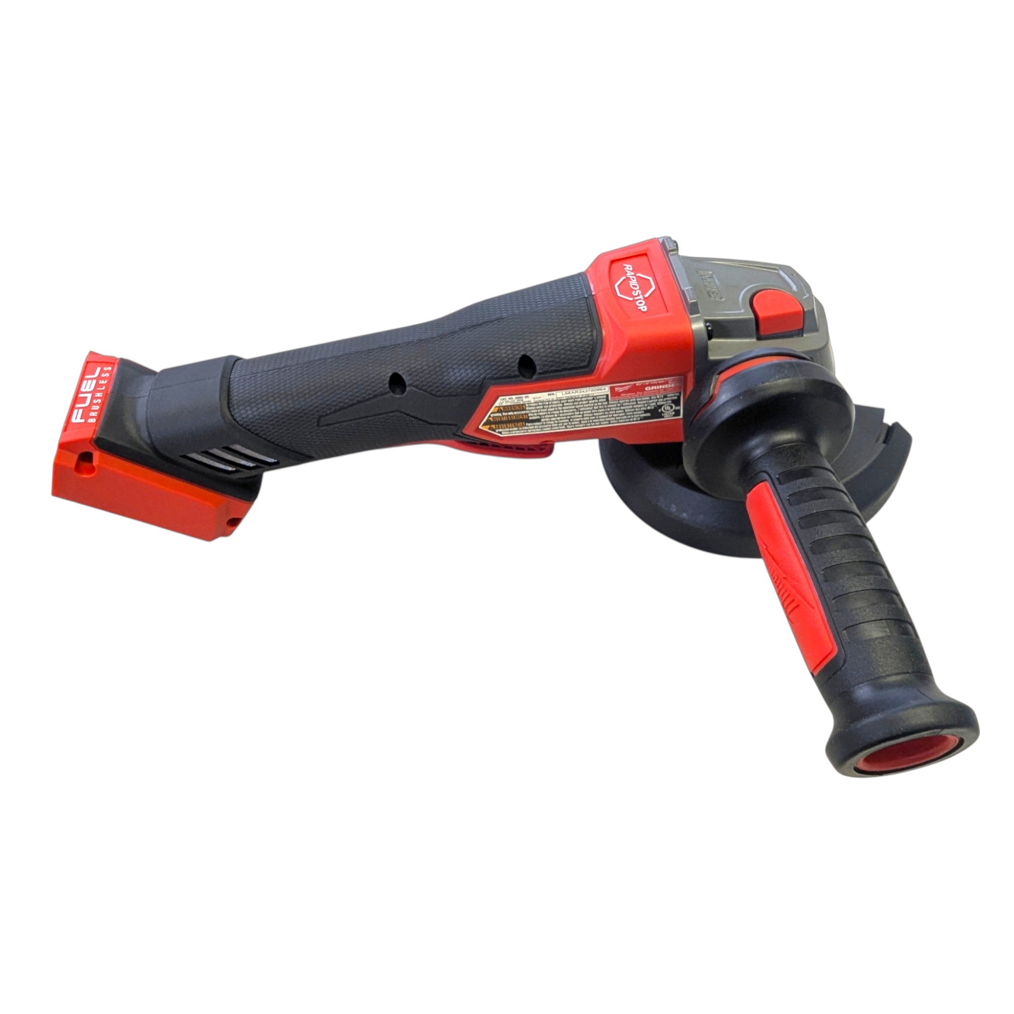 Milwaukee (2882-20) M18 FUEL 18V Lithium-Ion Brushless Cordless 4-1/2 in./5 in. Braking Grinder With Paddle Switch (Tool-Only)