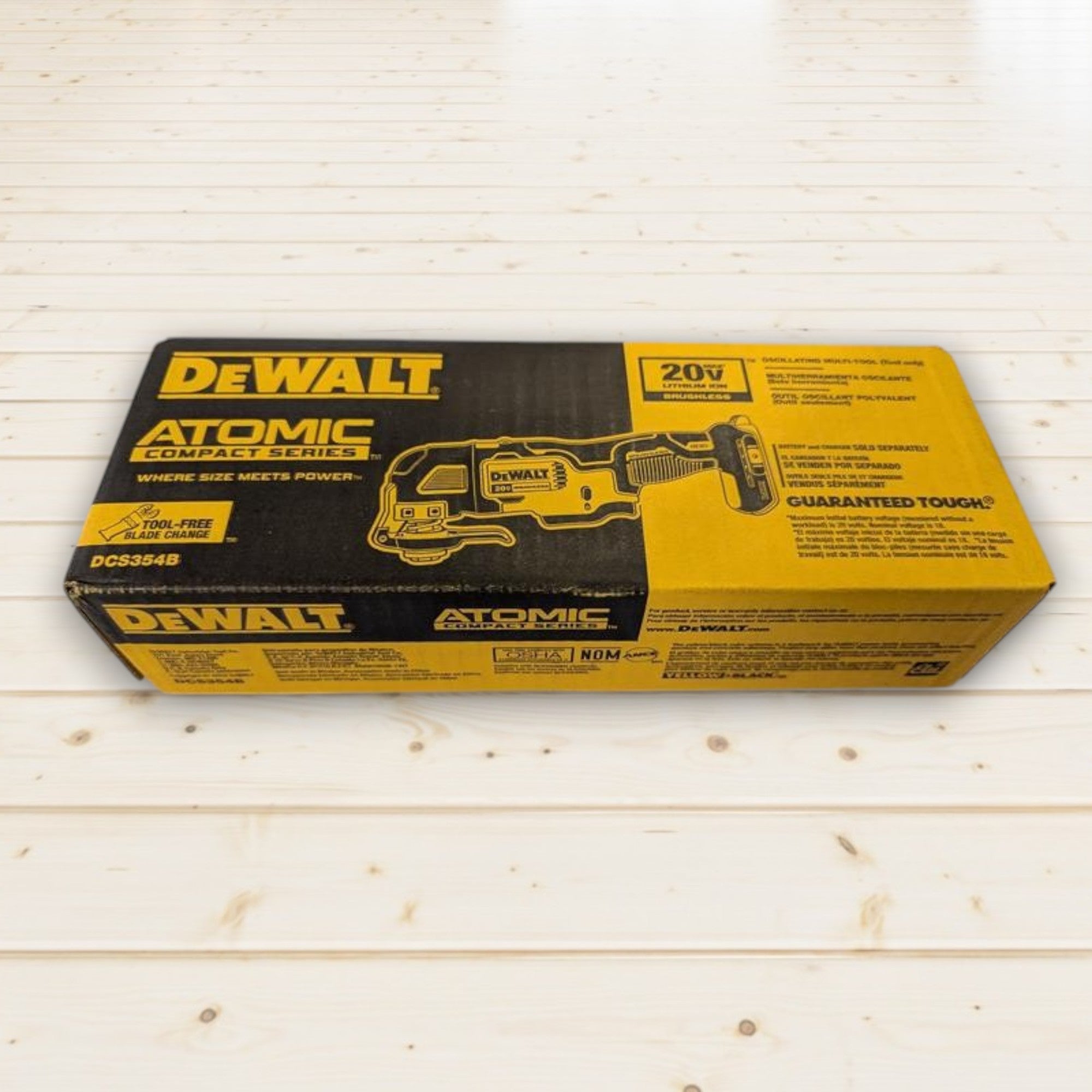 DEWALT (DCS354B) ATOMIC 20V MAX Cordless Brushless Oscillating Multi Tool (Tool Only)