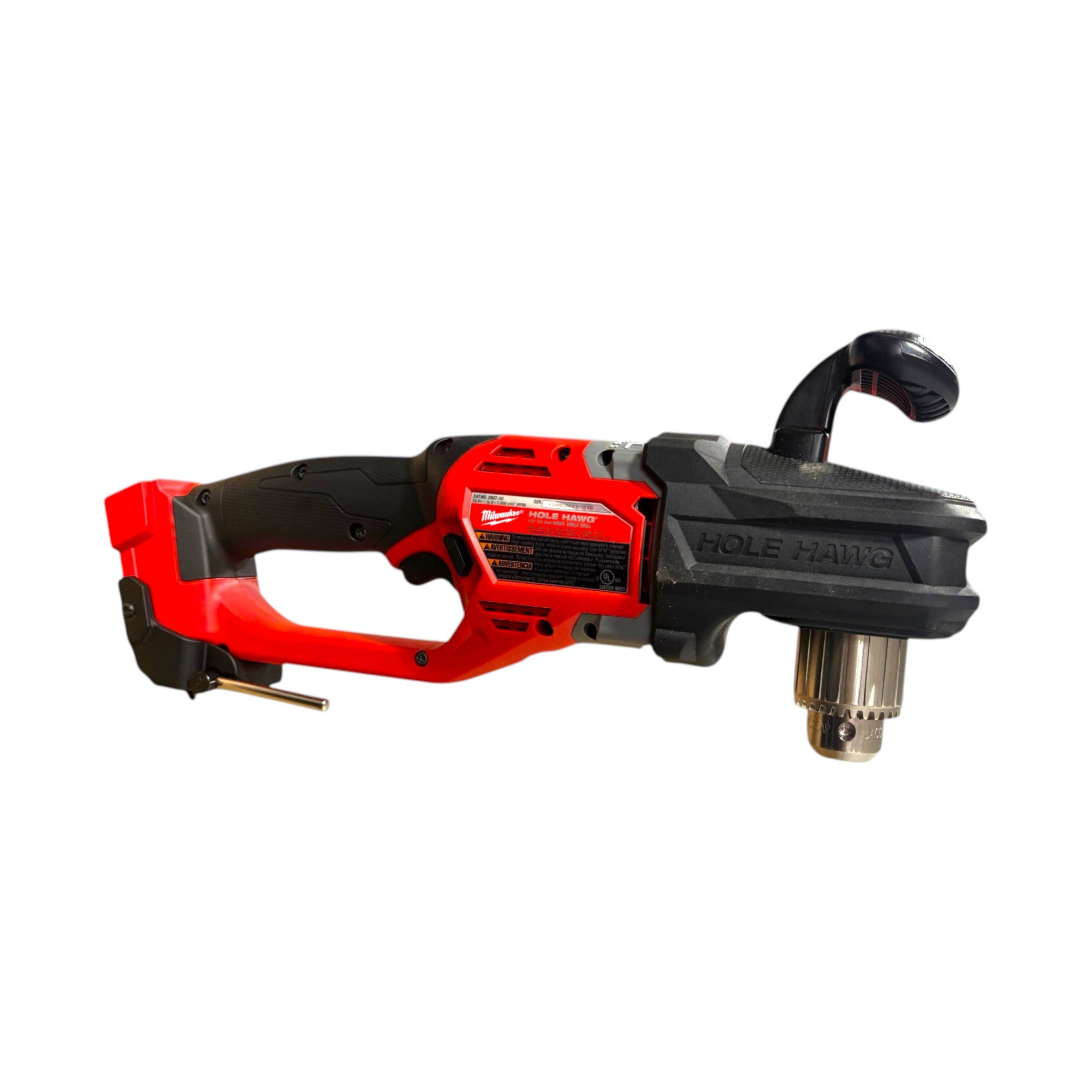 Milwaukee (2807-20) M18 FUEL GEN II 18V Lithium-Ion Brushless Cordless 1/2 in. Hole Hawg Right Angle Drill (Tool-Only)