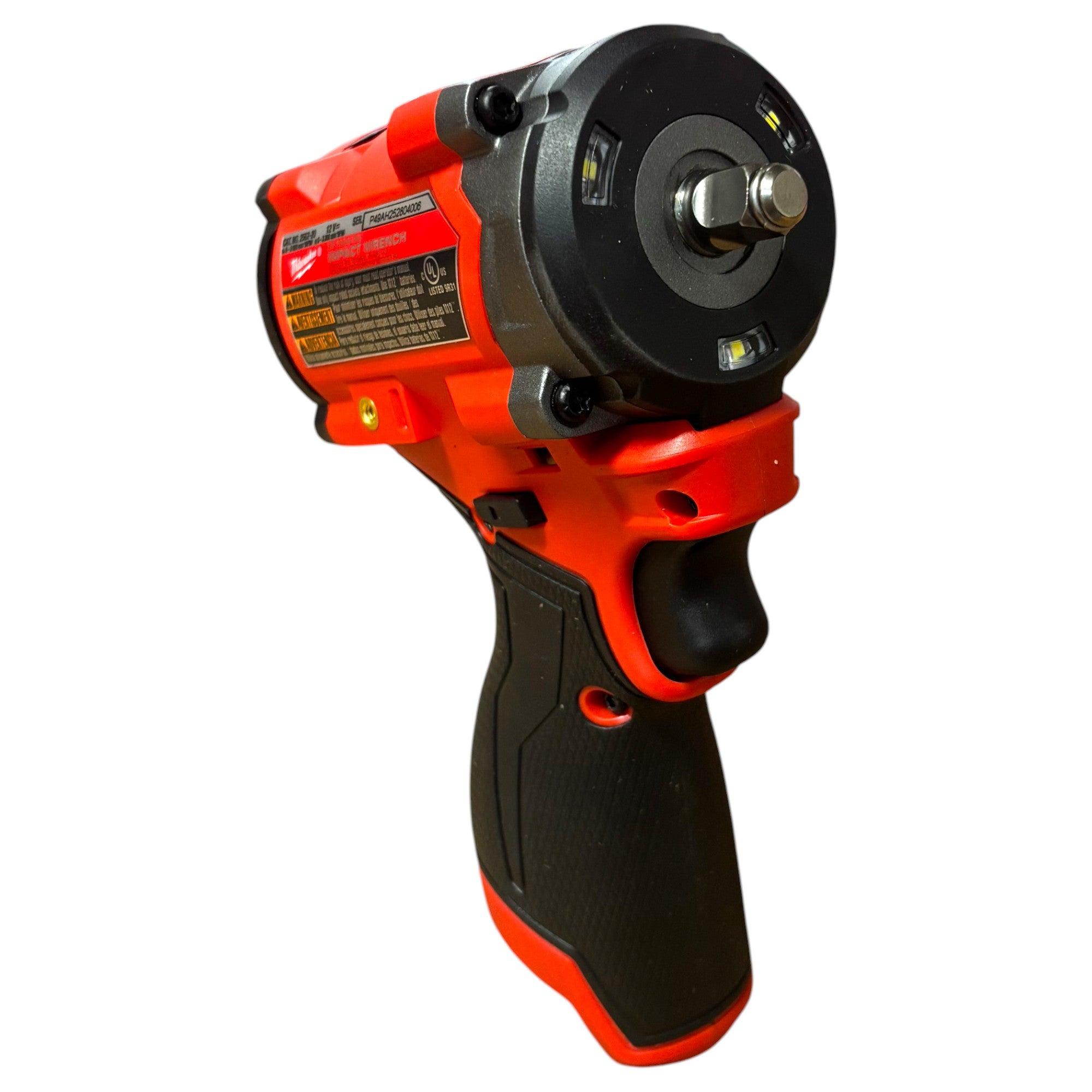 Milwaukee (2562-22) M12 FUEL 12V Li-Ion Brushless Cordless Stubby 3/8 in. Impact Wrench Kit w/(1) 5.0Ah & (1) 2.5 Ah High Output Batteries