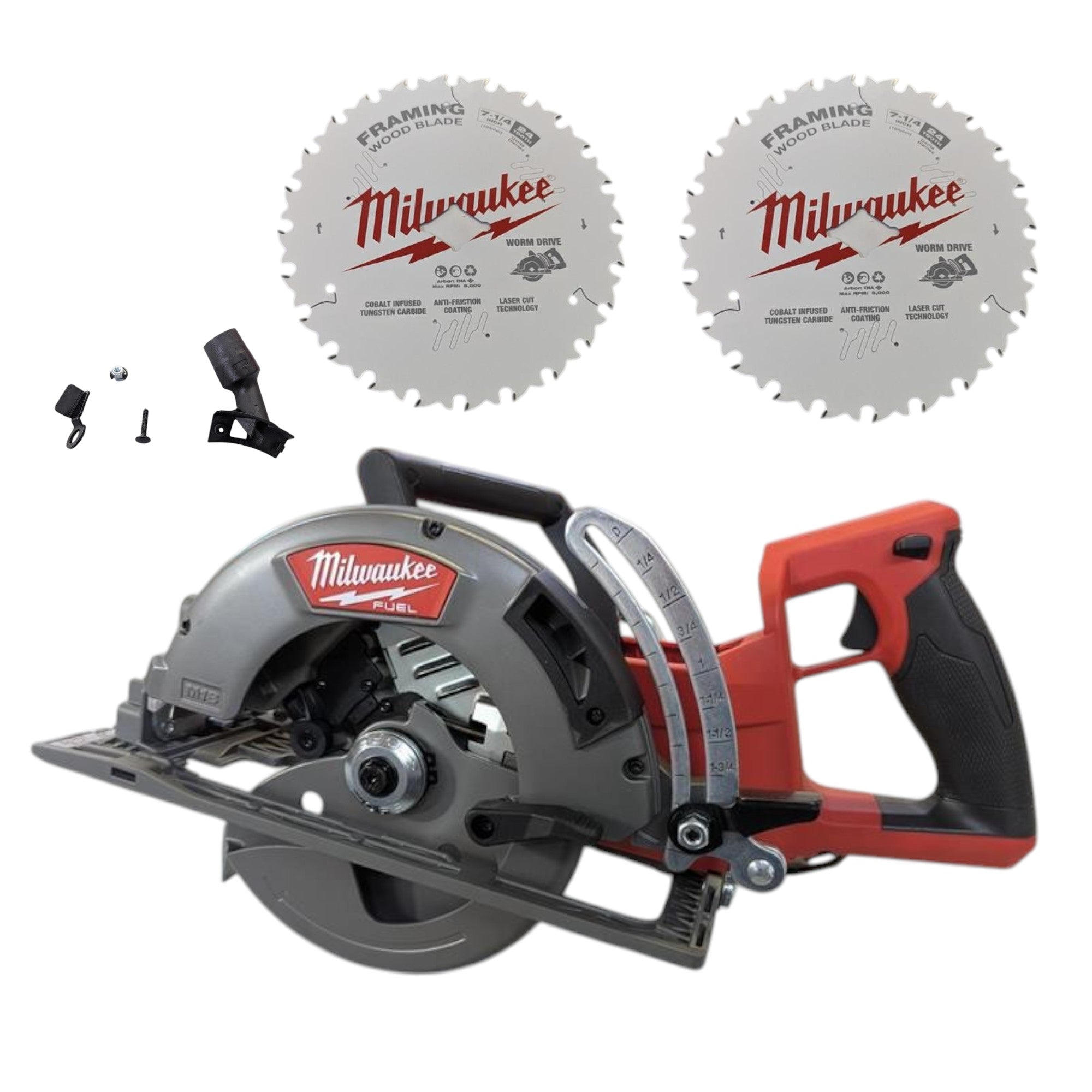 Milwaukee (2830-20) M18 FUEL 18V Lithium-Ion Cordless 7-1/4 in. Rear Handle Circular Saw (Tool-Only)