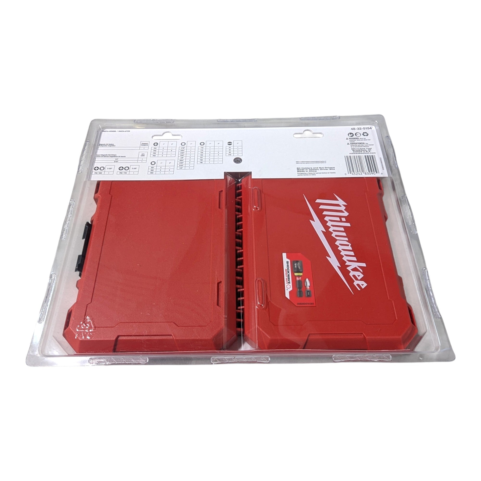 Milwaukee (48-32-5154) SHOCKWAVE Impact Duty Alloy Steel Screw Driver Bit Set (74-Piece)