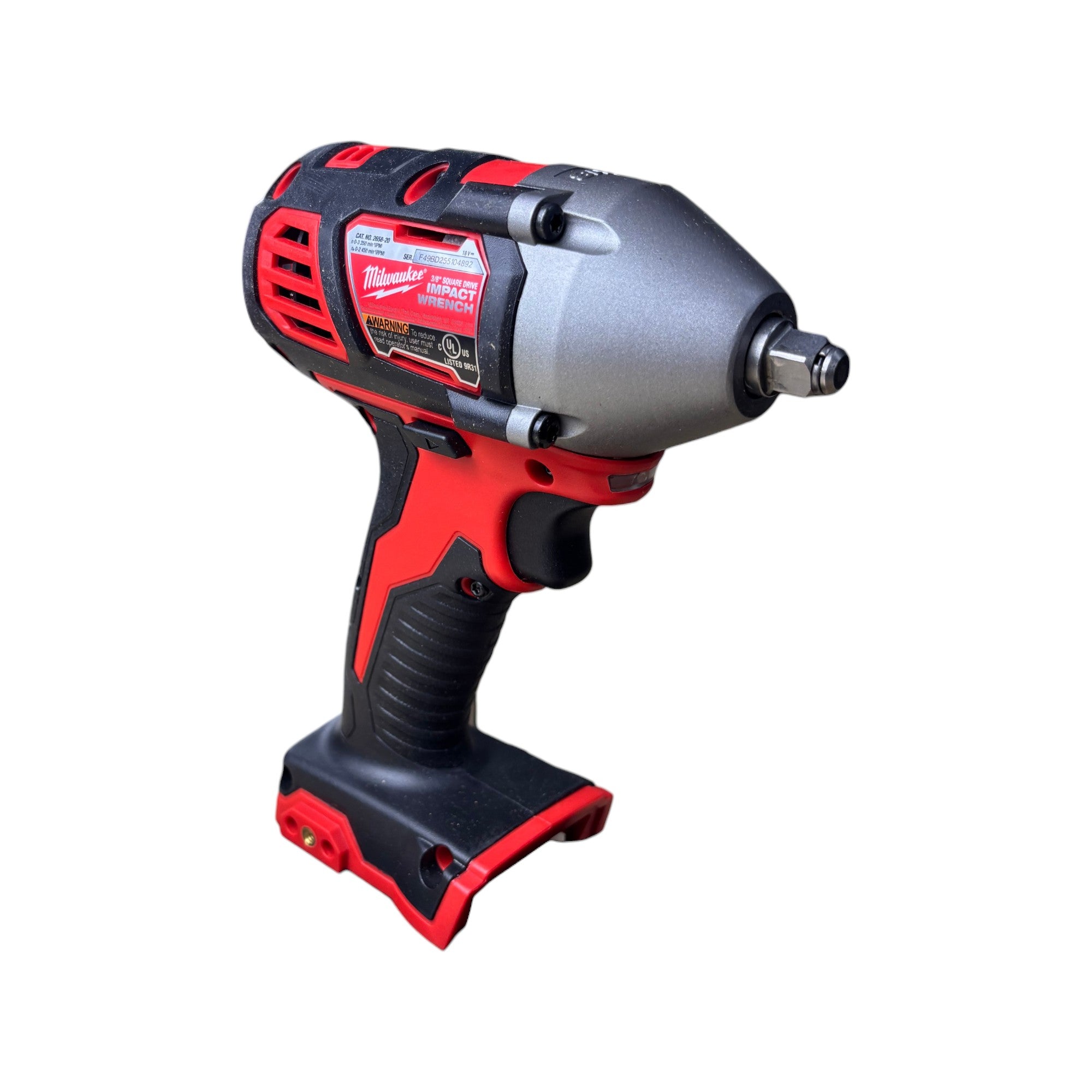 Milwaukee (2658-20) M18 18V Lithium-Ion Cordless 3/8 in. Impact Wrench W/ Friction Ring - genuine, brand new in secure, non-retail packaging