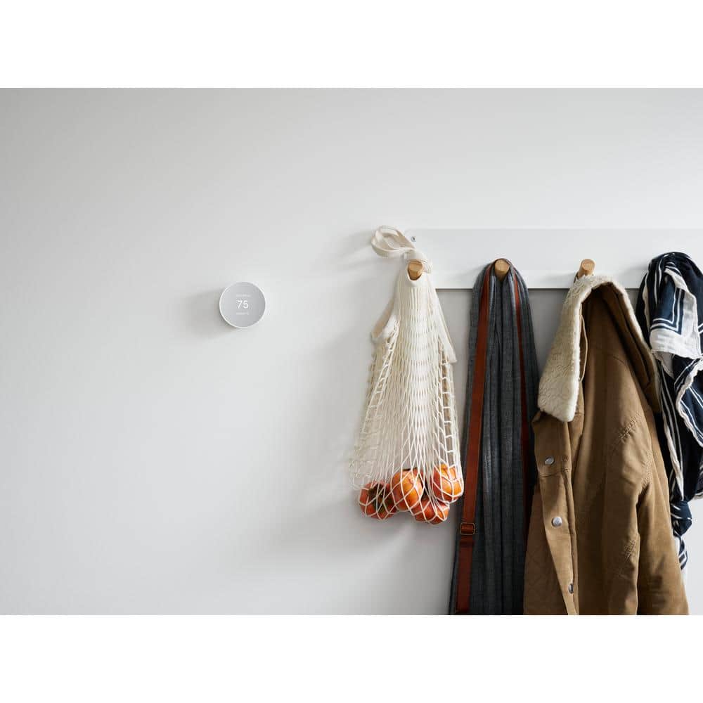 Google (GA01334-US) Nest Thermostat - Smart Programmable Wi-Fi Thermostat - Snow