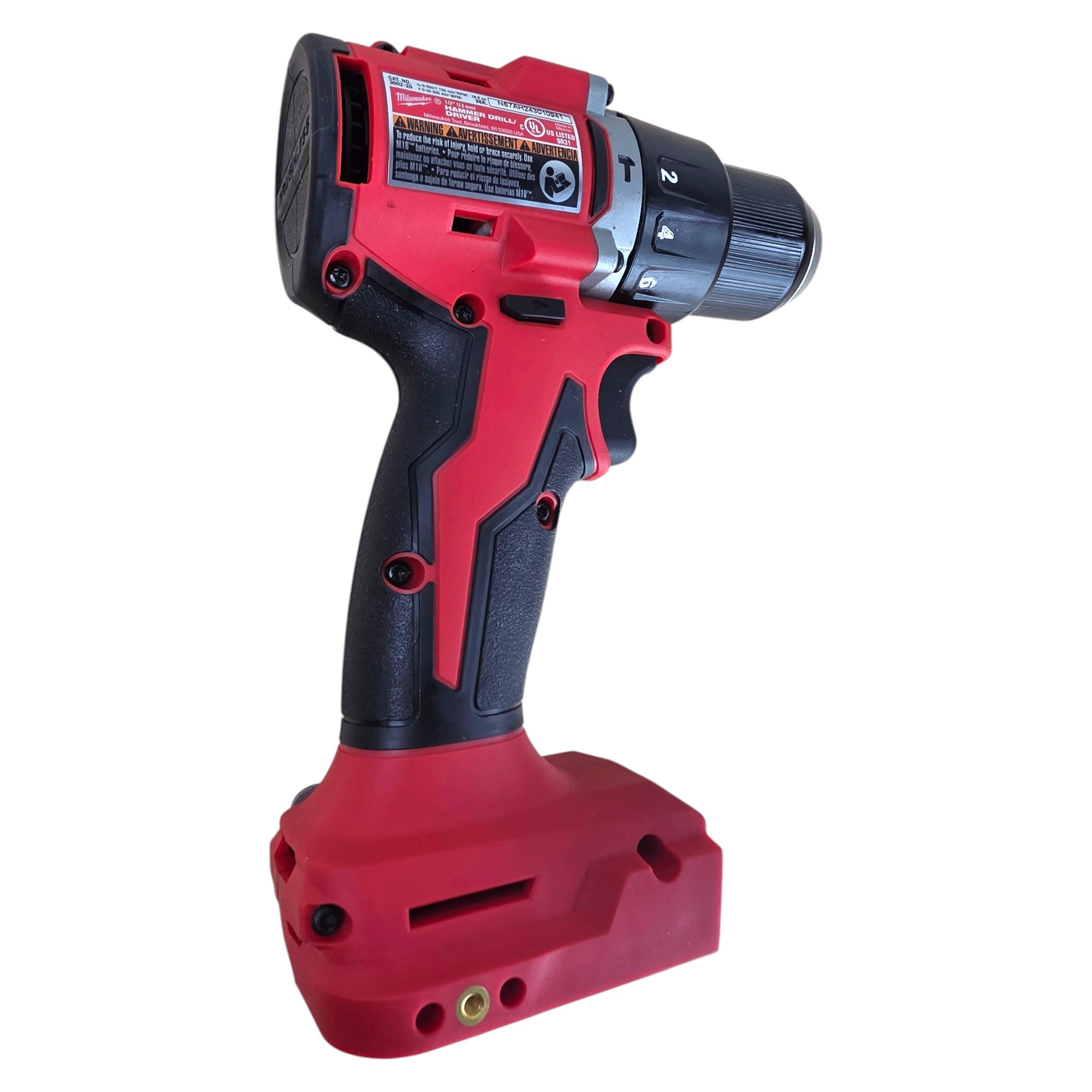 Milwaukee (3602-20) M18 18V Lithium-Ion Brushless Cordless 1/2 in. Compact Hammer Drill/Driver - genuine, brand new in secure, non-retail packaging