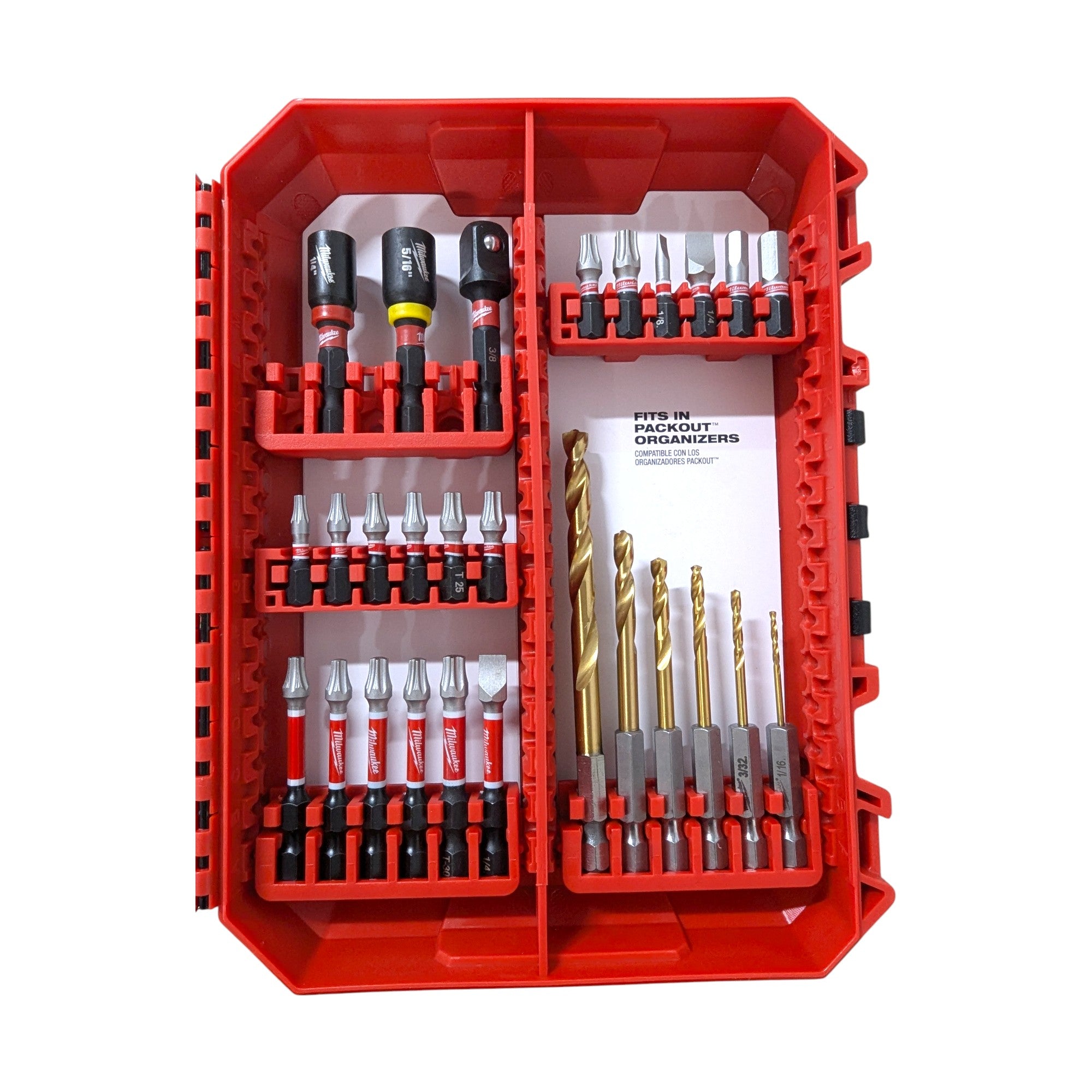 Milwaukee (48-32-4097) SHOCKWAVE Impact Duty Alloy Steel Screw Driver Bit Set (60-Piece)