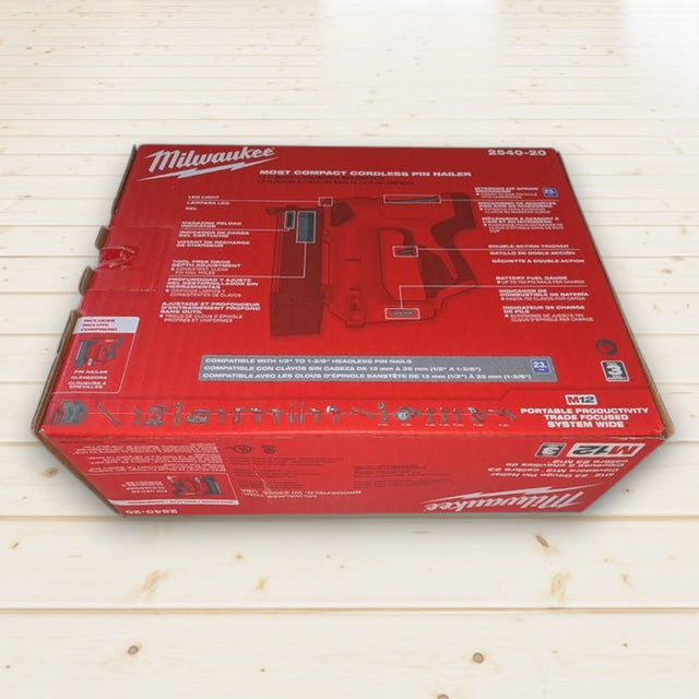 Milwaukee M12 12-Volt 23-Gauge Lithium-Ion Cordless Pin Nailer (Tool-Only) 2540-20