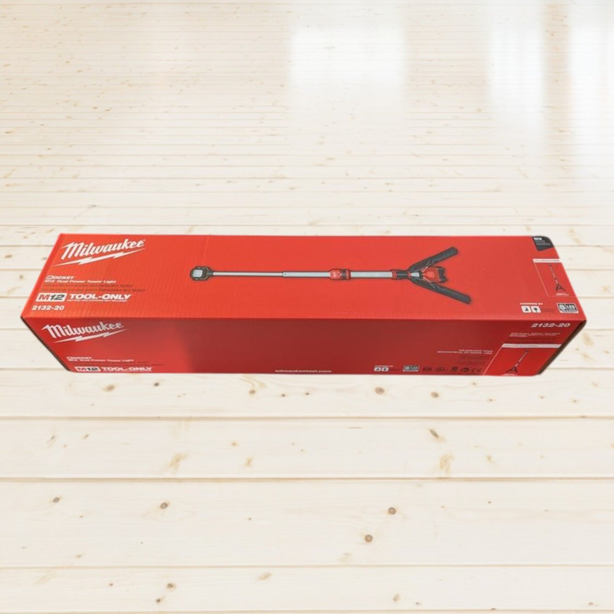 Milwaukee (2132-20) M12 12-Volt Lithium-Ion Cordless 1400 Lumen ROCKET LED Stand Work Light (Tool-Only)