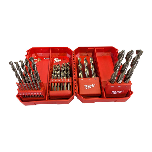 Milwaukee (48-89-2332) Cobalt Red Helix Drill Bit Set for Drill Driver ...
