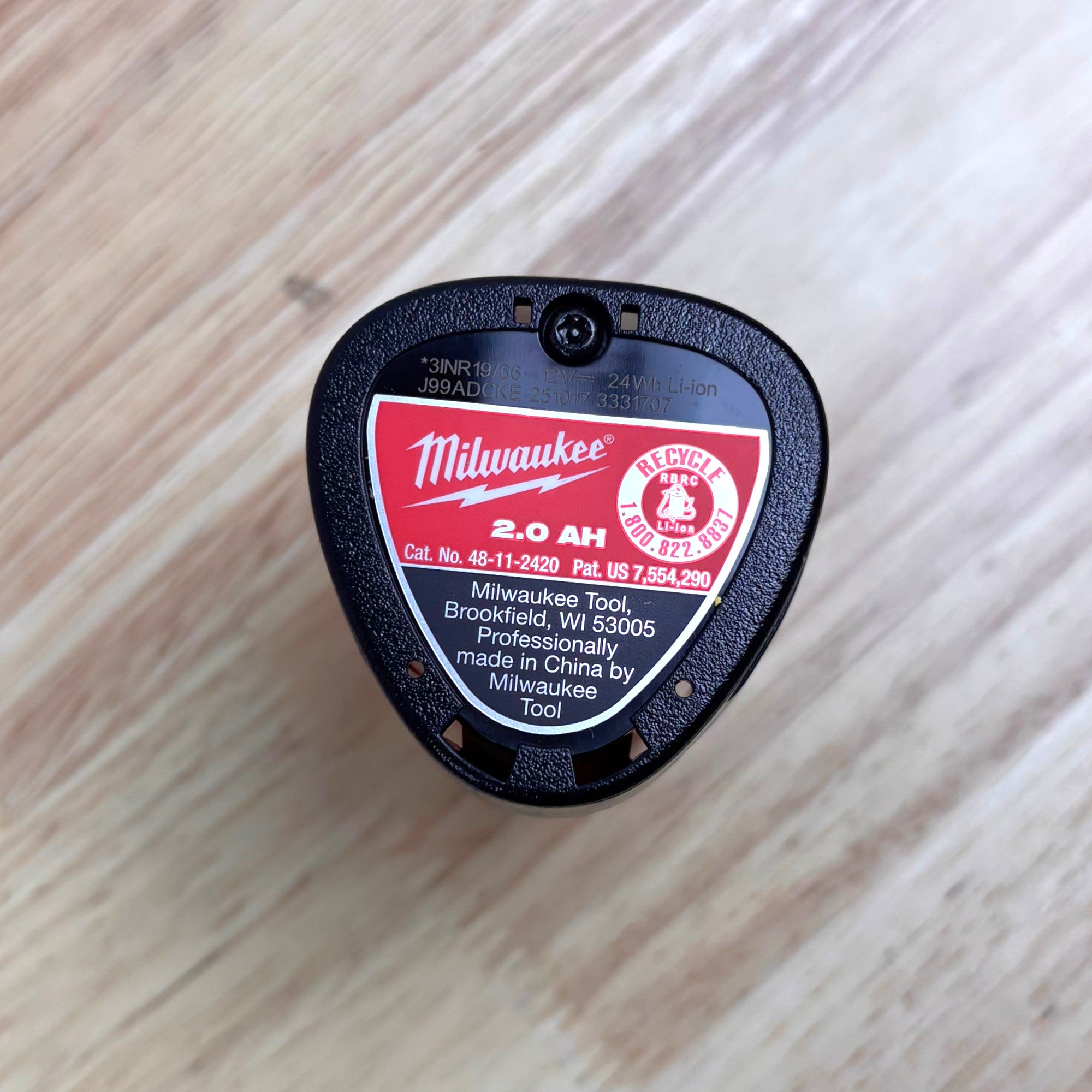 Milwaukee (48-11-2420) M12 12-Volt Lithium-Ion 2.0 Ah Compact Battery Pack - genuine, brand new in secure, non-retail packaging