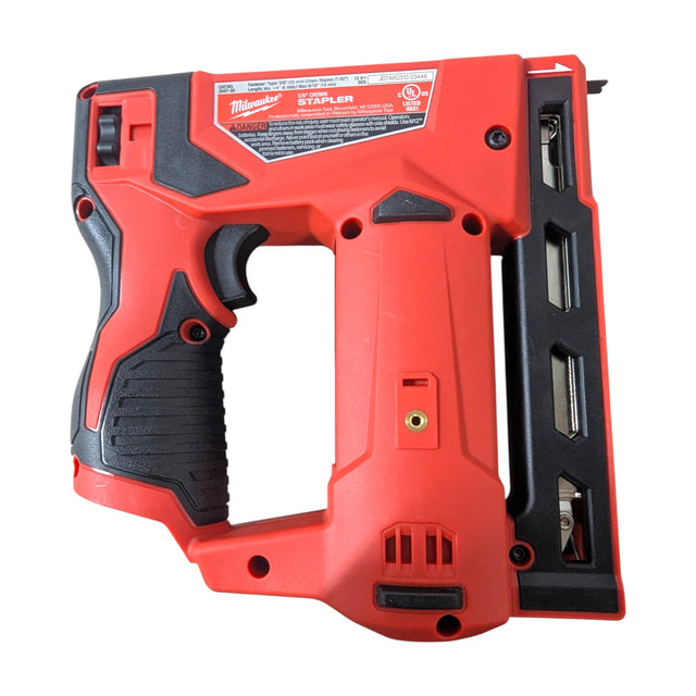 Milwaukee (2447-20) M12 12-Volt Lithium-Ion Cordless 3/8 in. Crown Stapler (Tool-Only)