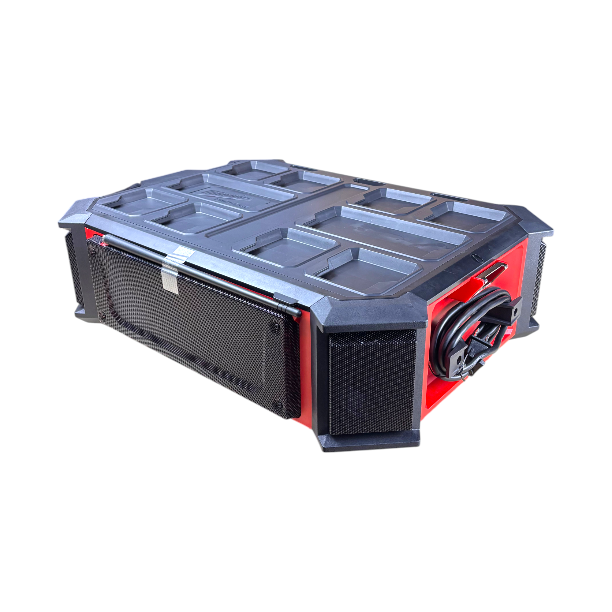 Milwaukee (2950-20) M18 Lithium-Ion Cordless PACKOUT Radio/Speaker with Built-In Charger