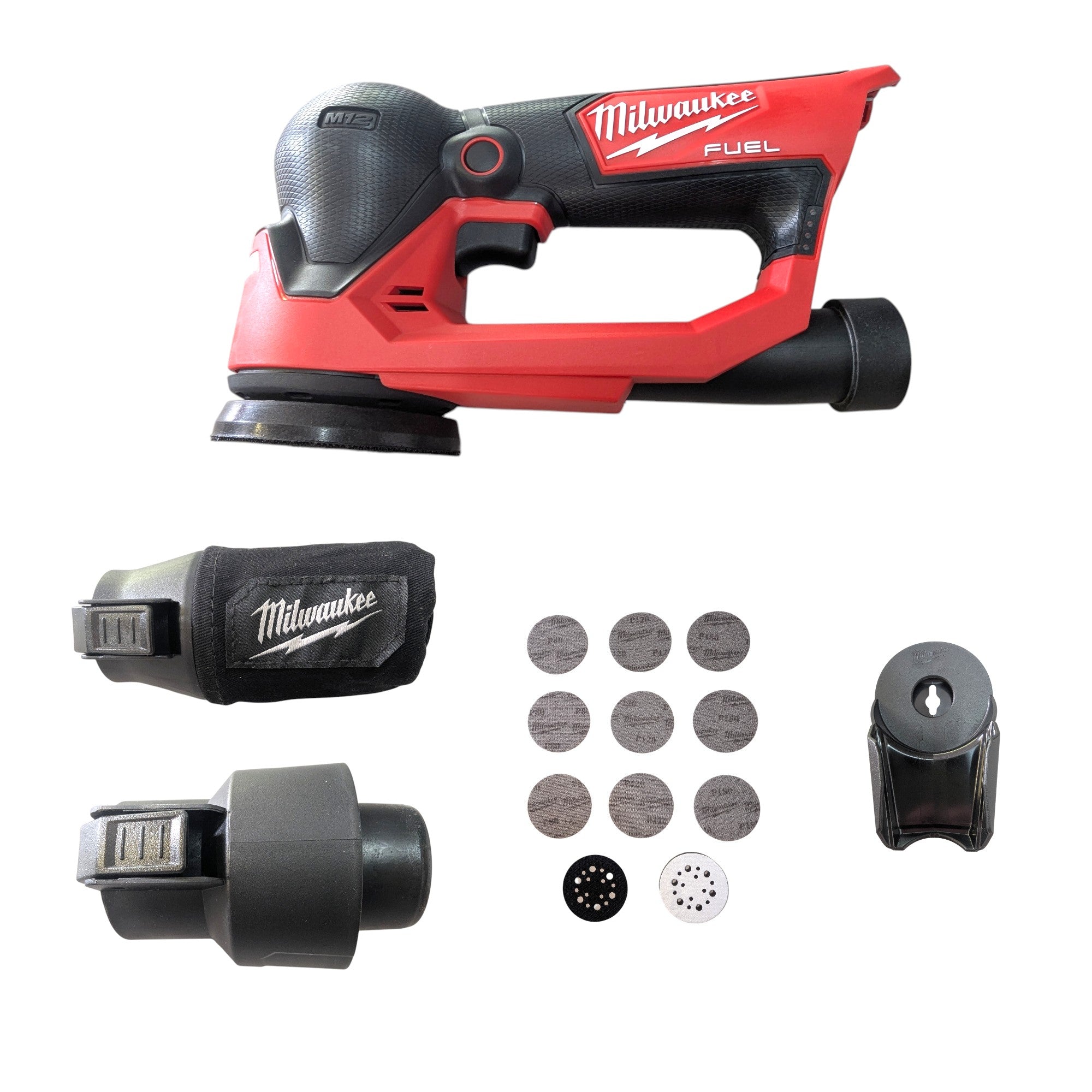 Milwaukee (2535-20) M12 FUEL 12V Lithium-Ion Brushless Cordless 3 in. Random Orbital Detail Sander