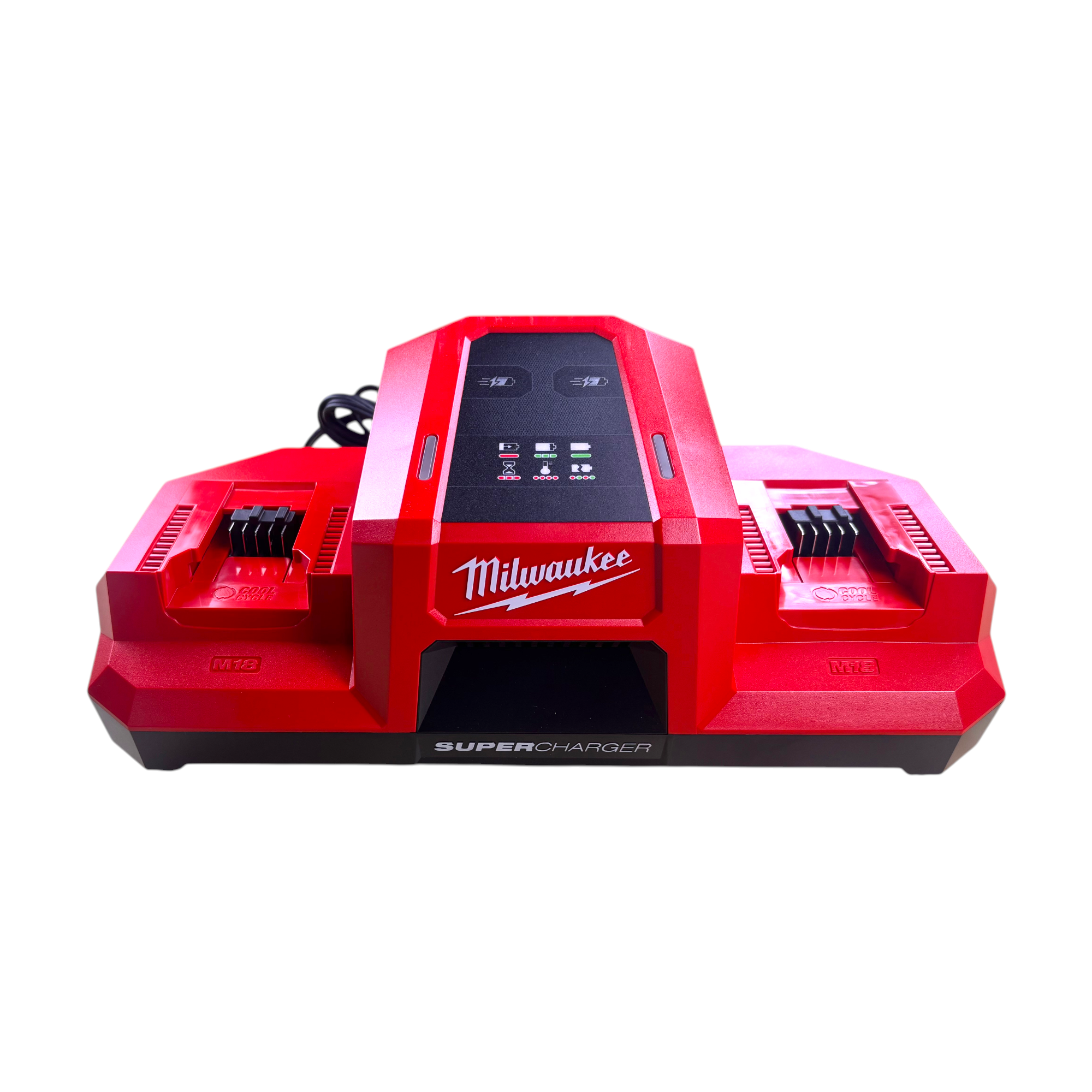 Milwaukee (48-59-1815) M18 18V Dual Bay Simultaneous Super Charger - genuine, brand new in secure, non-retail packaging