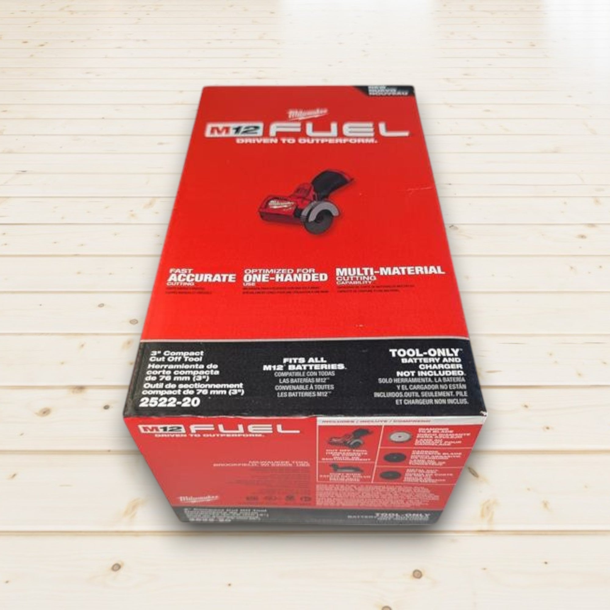 Milwaukee (2522-20)  M12 FUEL 12V Lithium-Ion Brushless Cordless 3 in. Cut Off Saw (Tool-Only)