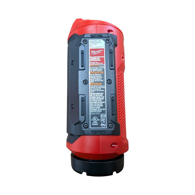 Milwaukee (2955-20) M12 12-Volt Lithium-Ion Cordless Bluetooth Jobsite Speaker with PACKOUT Compatibility