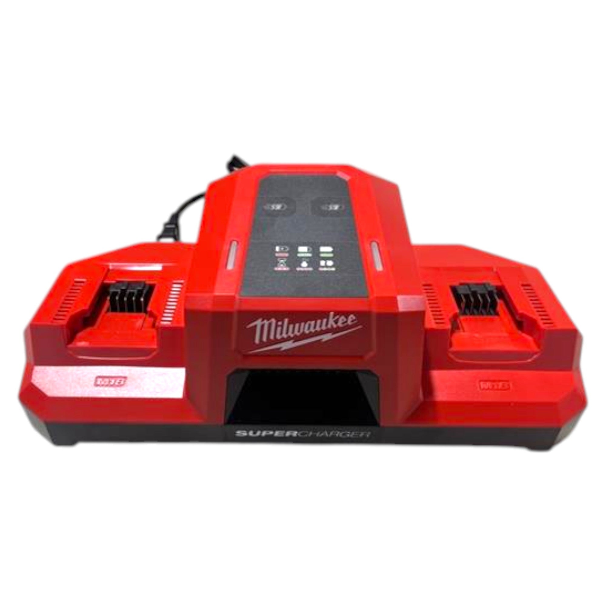 Milwaukee (48-59-1881SC) M18 18V Lithium-Ion REDLITHIUM FORGE 8.0 Ah Battery Pack with M18 18V Dual Bay Simultaneous Super Charger