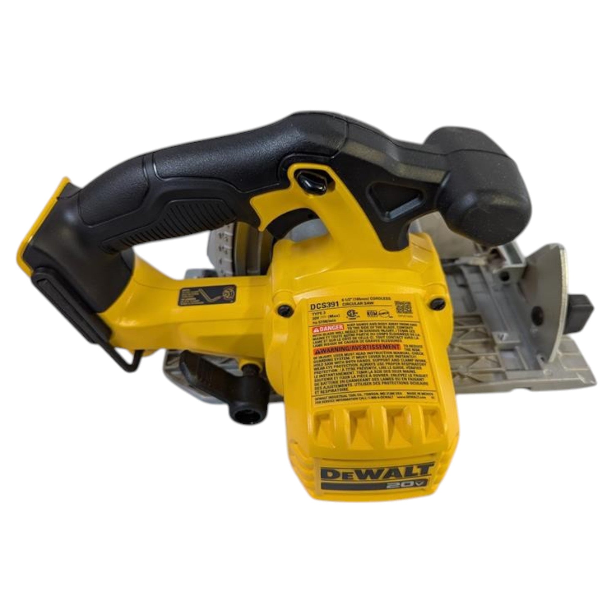 DEWALT (DCS391B) 20V MAX Cordless 6.5 in. Sidewinder Style Circular Saw (Tool Only)