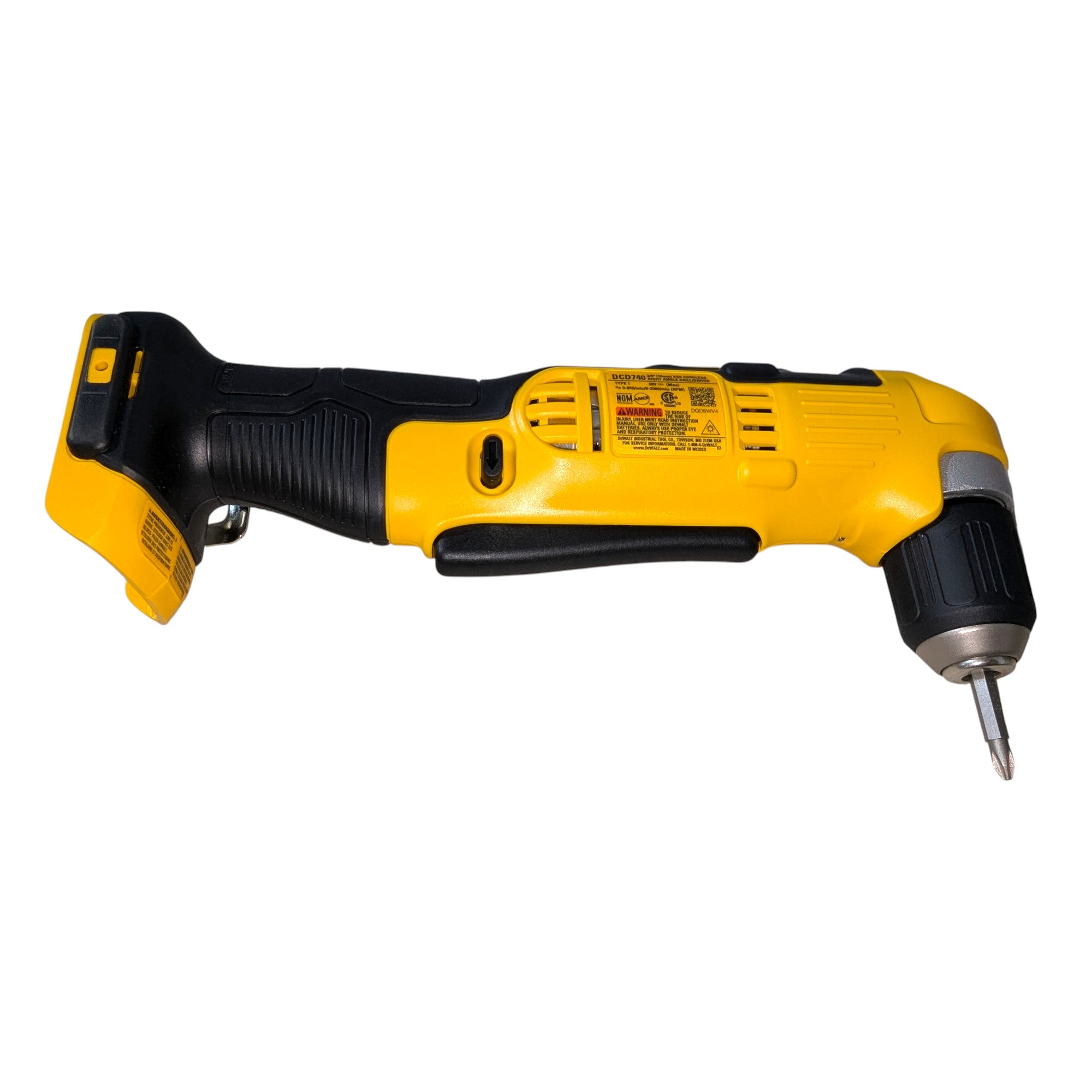 DEWALT (DCD740B)  20V MAX Cordless 3/8 in. Right Angle Drill/Driver (Tool Only)