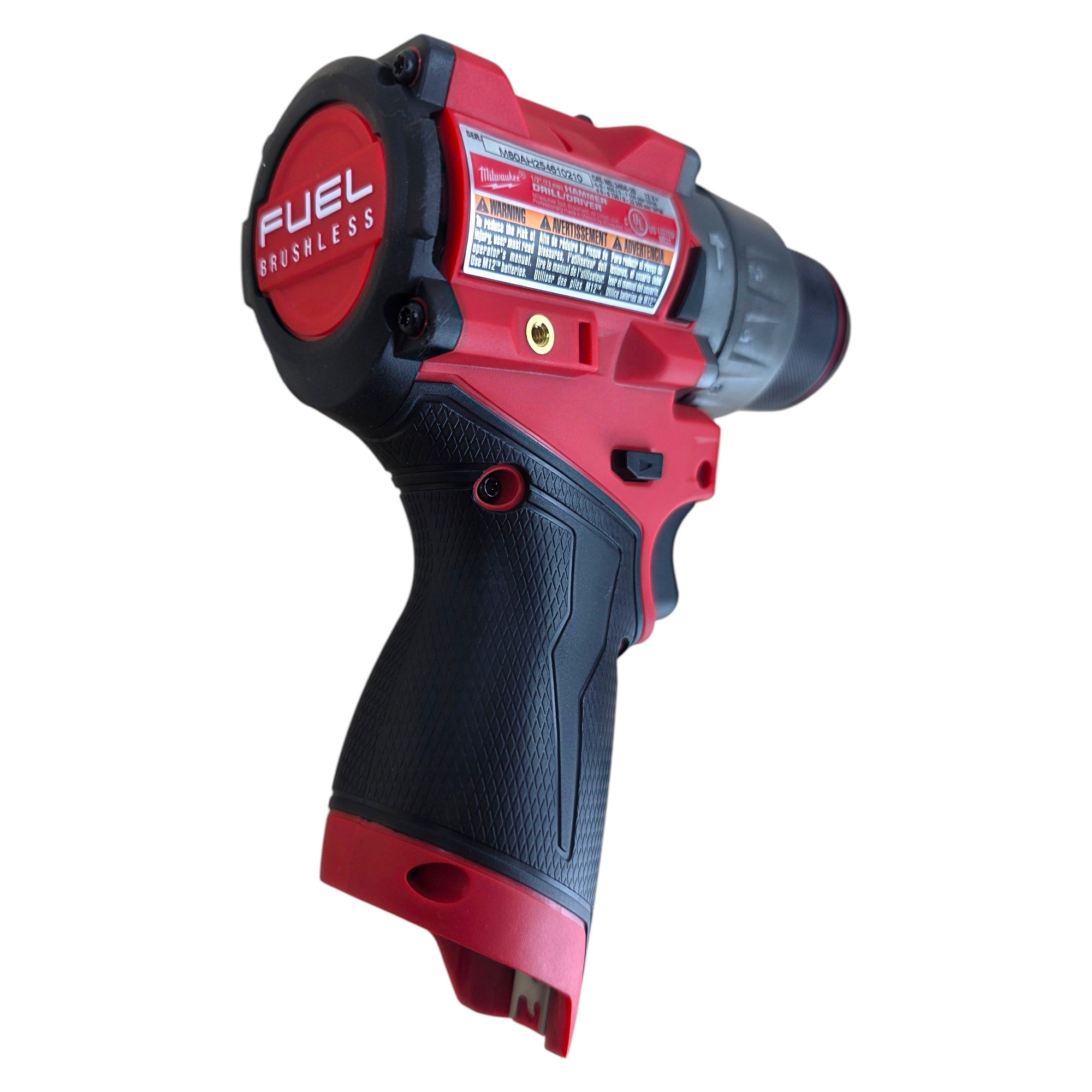 Milwaukee (3404-20) M12 FUEL 12V Lithium-Ion Brushless Cordless 1/2 in. Hammer Drill - genuine, brand new in secure, non-retail packaging