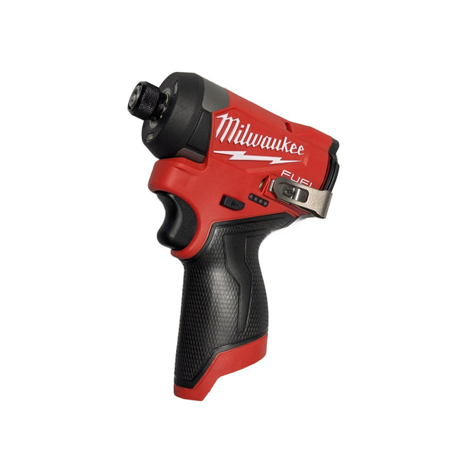 Milwaukee M12 FUEL 12-Volt Lithium-Ion Brushless Cordless Hammer Drill and Impact Driver Combo Kit w/2 Batteries and Bag (2-Tool) 3497-22
