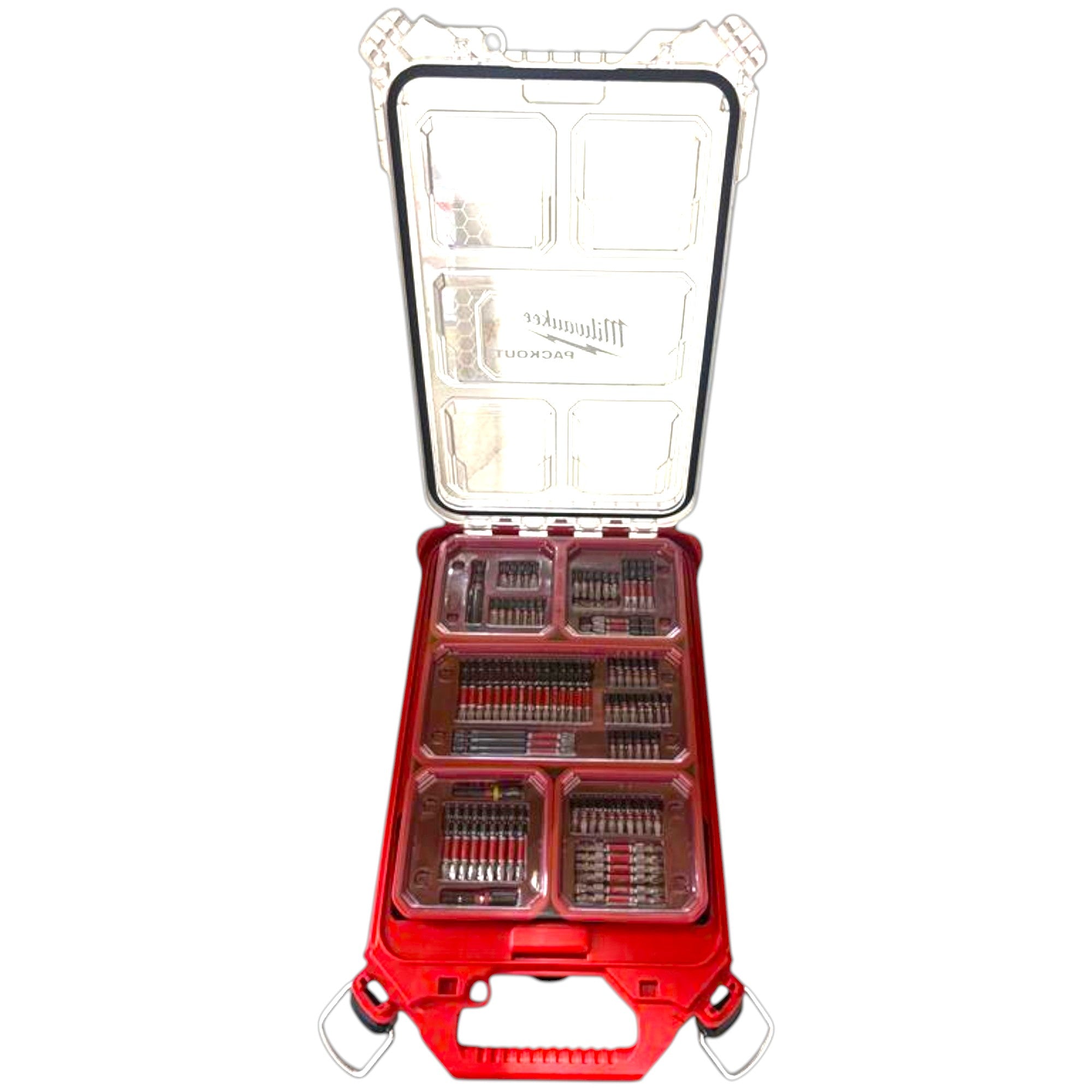 Milwaukee (48-32-4082) SHOCKWAVE Impact Duty Alloy Steel Screw Driver Bit Set with PACKOUT Case (100-Piece)