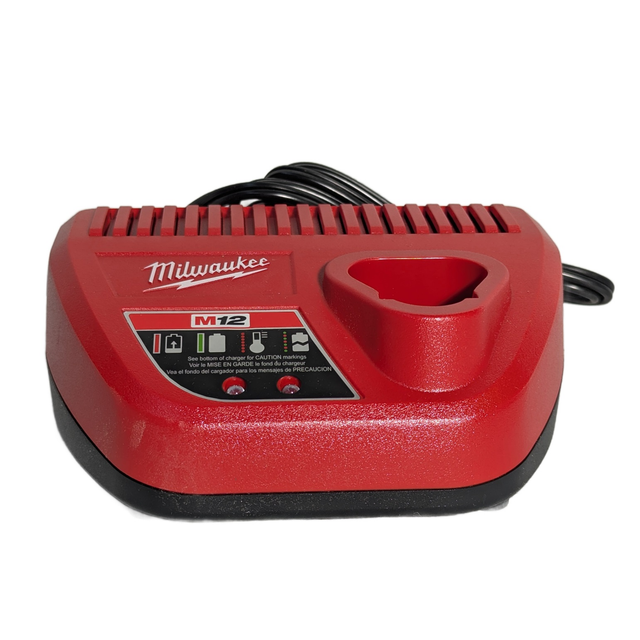 Milwaukee (48-59-2440) M12 12-Volt Lithium-Ion XC Battery Pack 4.0 Ah and Charger Starter Kit