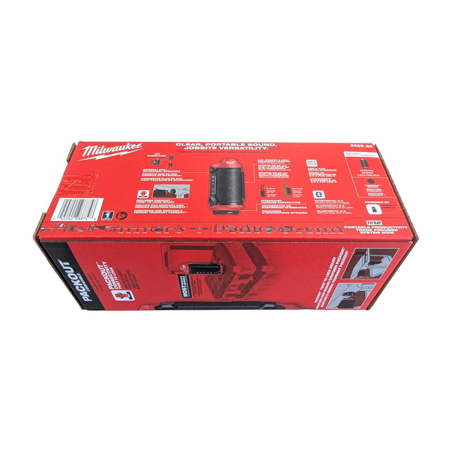 Milwaukee (2955-20) M12 12-Volt Lithium-Ion Cordless Bluetooth Jobsite Speaker with PACKOUT Compatibility
