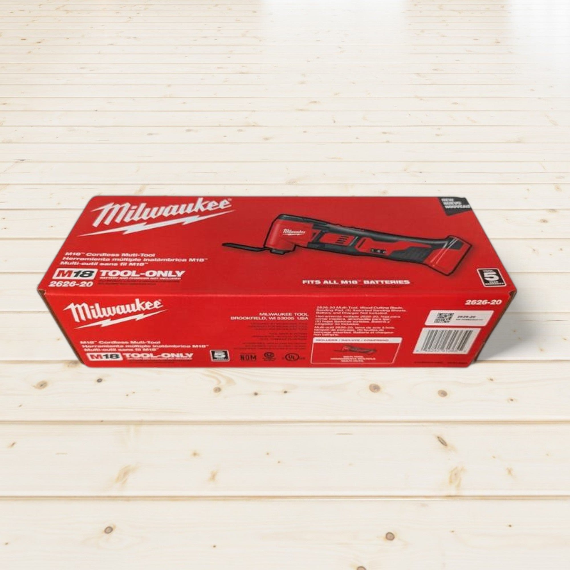 Milwaukee (2626-20) M18 18V Lithium-Ion Cordless Oscillating Multi-Tool (Tool-Only)