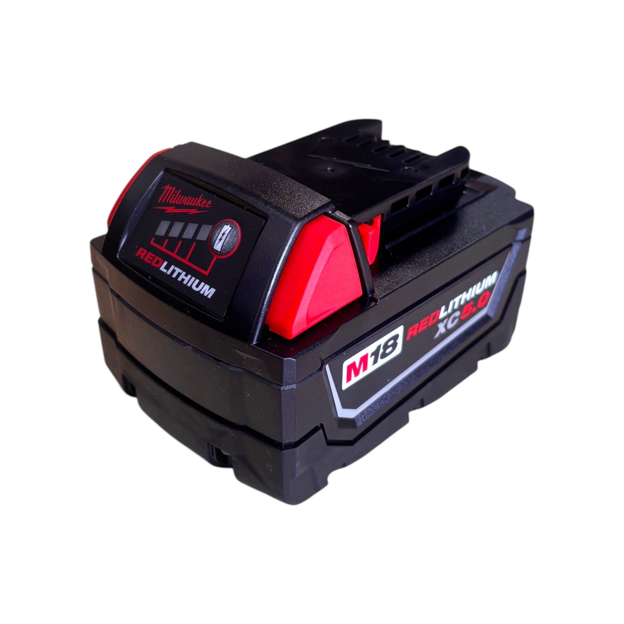 Milwaukee (48-11-1850) M18 18-Volt 5.0 Ah Lithium-Ion XC Extended Capacity Battery Pack - genuine, brand new in secure, non-retail packaging