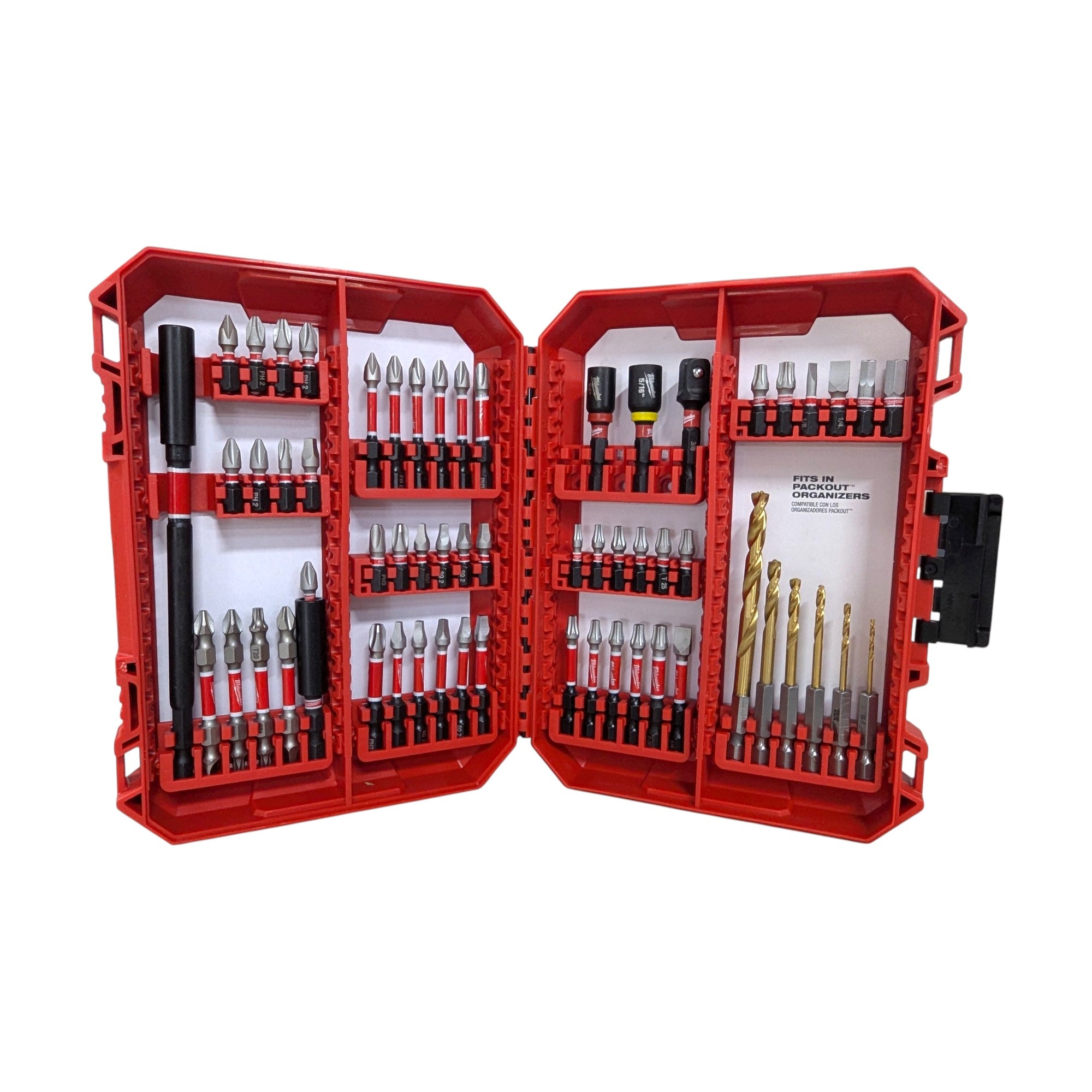 Milwaukee (48-32-4097) SHOCKWAVE Impact Duty Alloy Steel Screw Driver Bit Set (60-Piece)