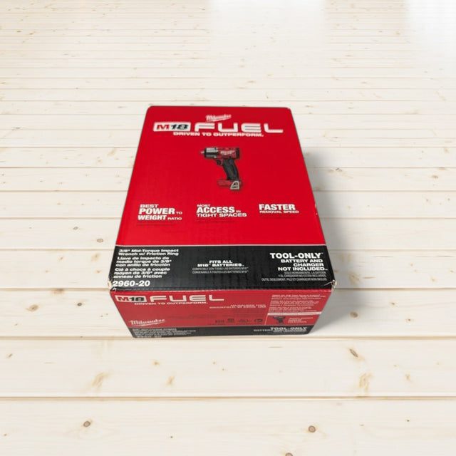 Milwaukee (2960-20) M18 FUEL GEN-2 18V Lithium-Ion Mid Torque Brushless Cordless 3/8 in. Impact Wrench with Friction Ring (Tool-Only)