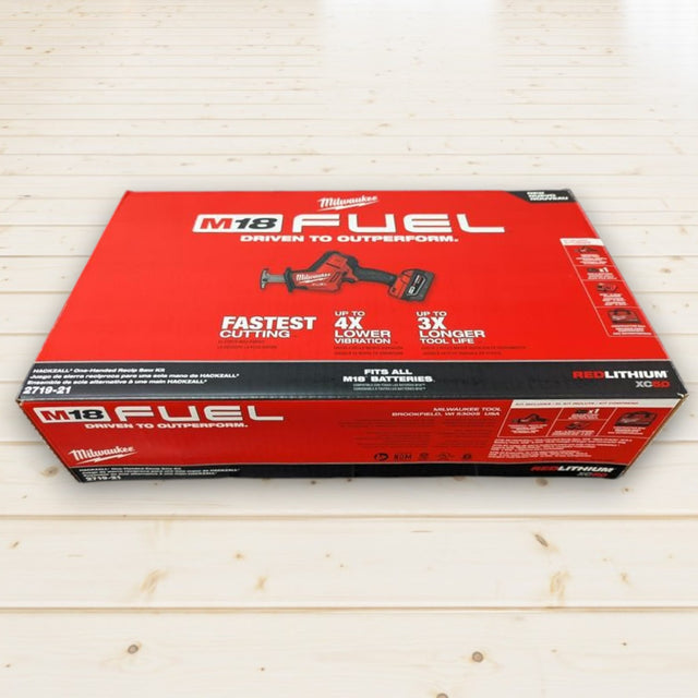 Milwaukee M18 FUEL 18V Lithium-Ion Brushless Cordless HACKZALL Reciprocating Saw Kit W/(1) 5.0Ah Batteries, Charger & Tool Bag 2719-21