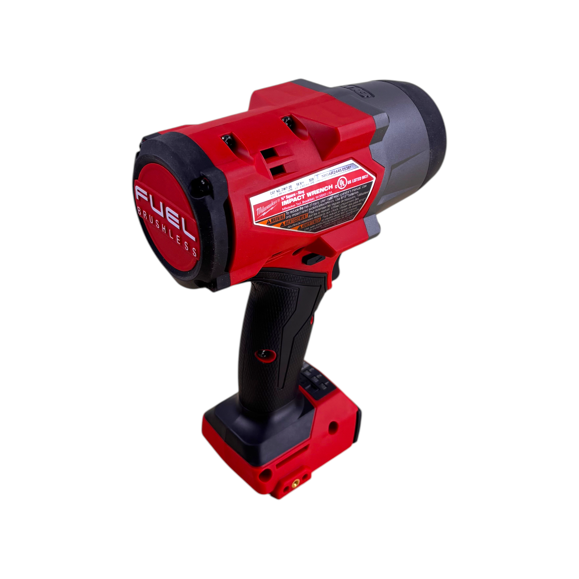 Milwaukee (2967-20) M18 FUEL 18V Lithium-Ion Brushless Cordless 1/2 in. Impact Wrench with Friction Ring - genuine, brand new in secure, non-retail packaging