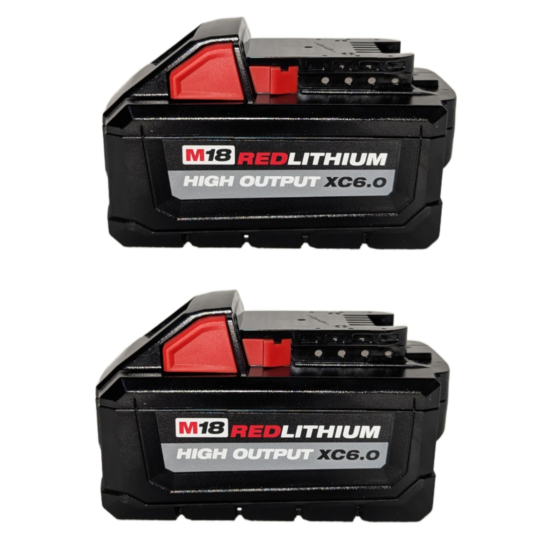 Milwaukee (48-11-1862) M18 18-Volt Lithium-Ion High Output 6.0Ah Battery Pack (2-Pack)