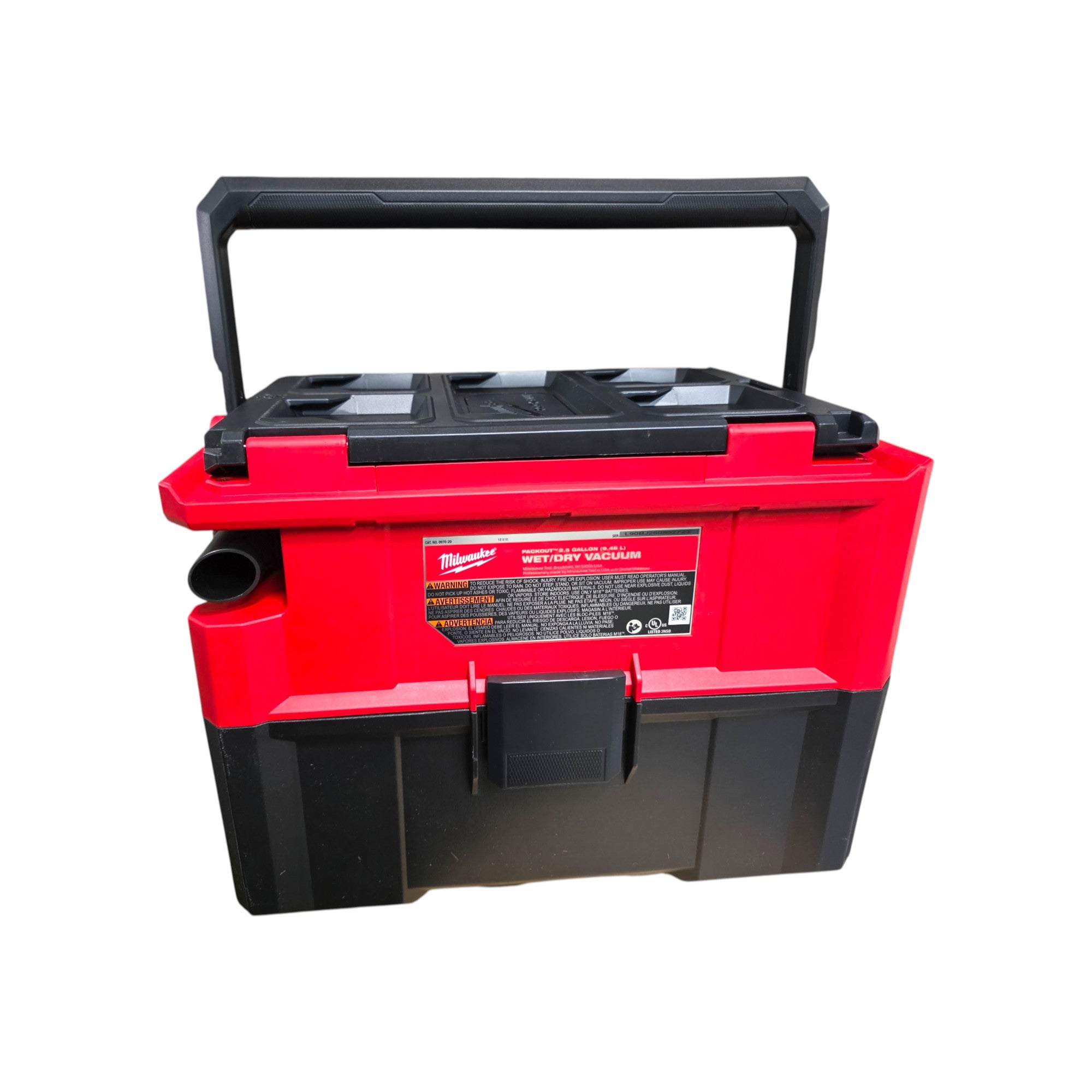 Milwaukee (0970-20) M18 FUEL PACKOUT 18-Volt Lithium-Ion Cordless 2.5 Gal. Wet/Dry Vacuum (Vacuum-Only)