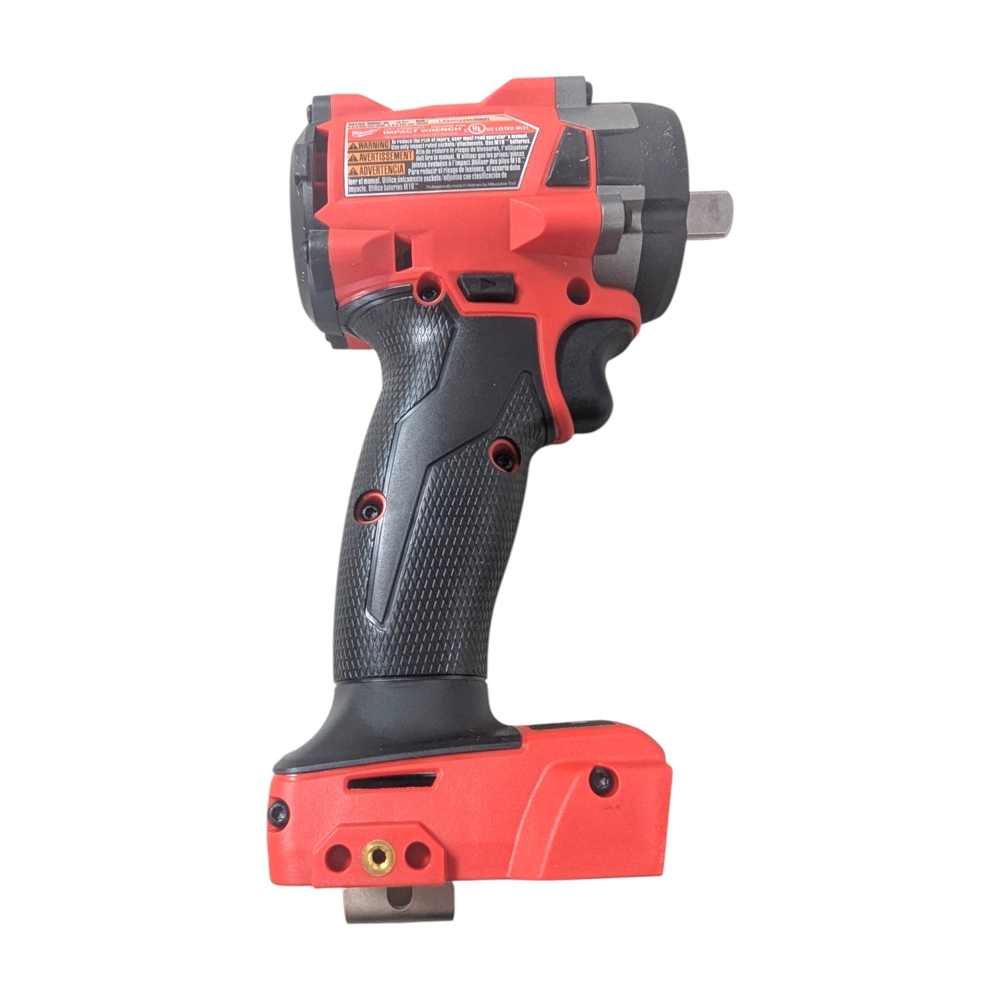 Milwaukee (2855P-20) M18 FUEL GEN-3 18V Lithium-Ion Brushless Cordless 1/2 in. Compact Impact Wrench with Pin Detent (Tool-Only)