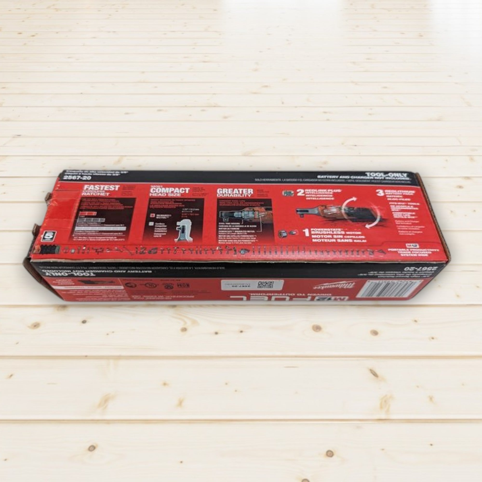 Milwaukee (2567-20) M12 FUEL 12-Volt Lithium-Ion Brushless Cordless High Speed 3/8 in. Ratchet (Tool-Only)