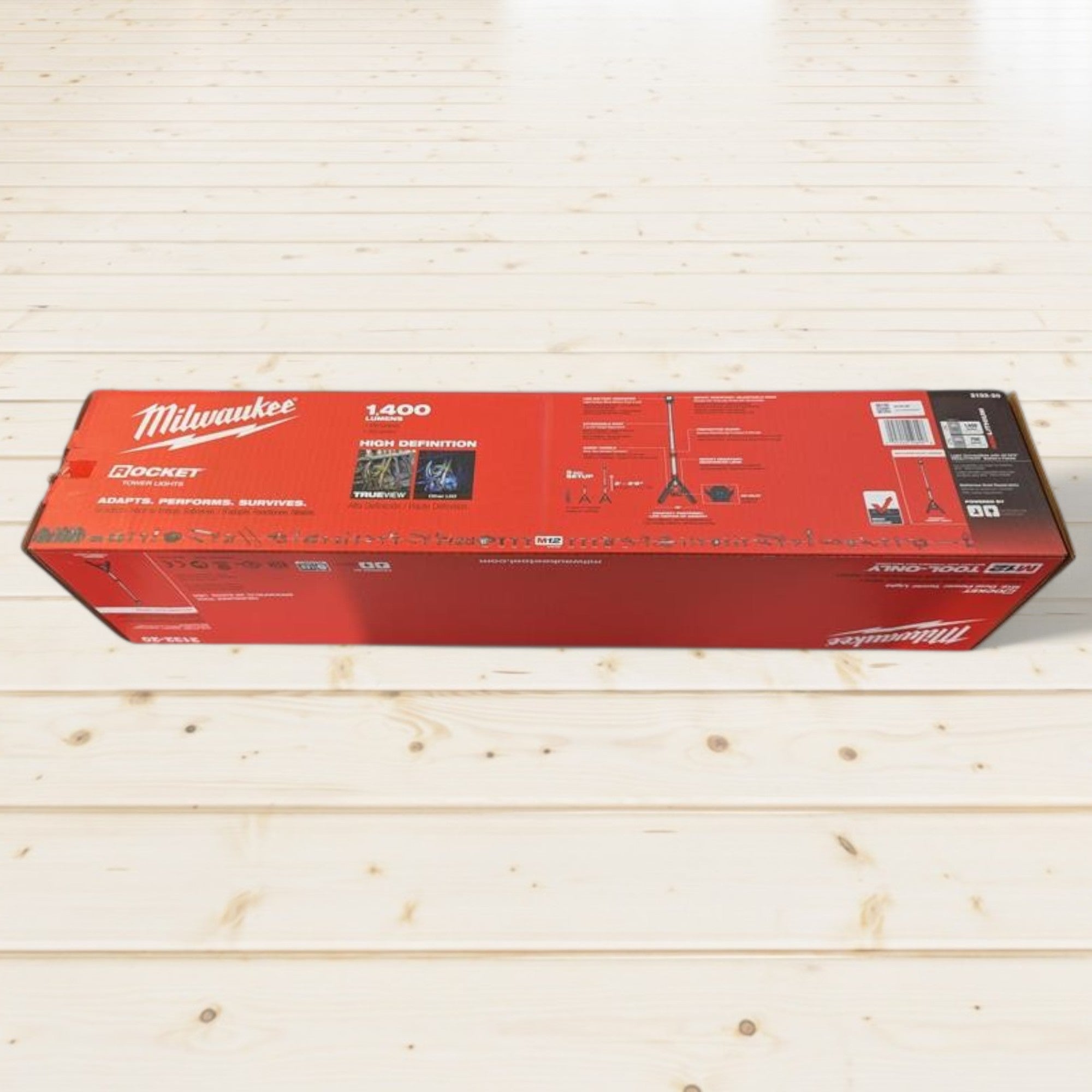 Milwaukee M12 12-Volt Lithium-Ion Cordless 1400 Lumen ROCKET LED Stand Work Light (Tool-Only) 2132-20