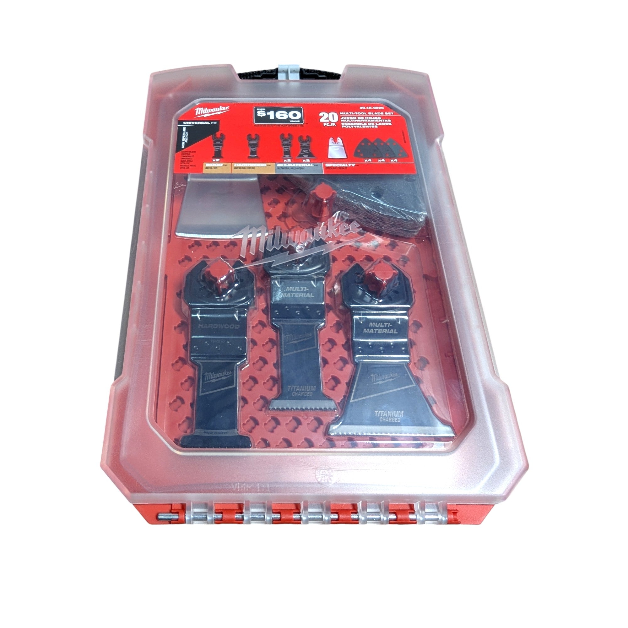 Milwaukee (49-10-9220) Oscillating Multi-Tool Blade Kit (20-Piece)