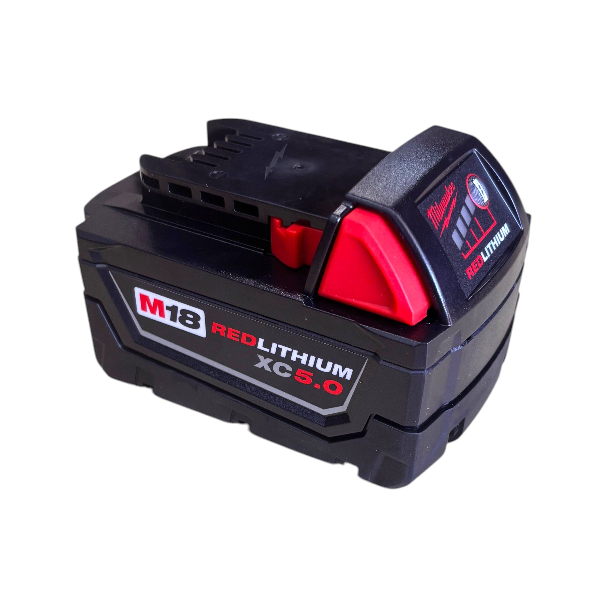 Milwaukee (48-11-1850) M18 18-Volt 5.0 Ah Lithium-Ion XC Extended Capacity Battery Pack - genuine, brand new in secure, non-retail packaging