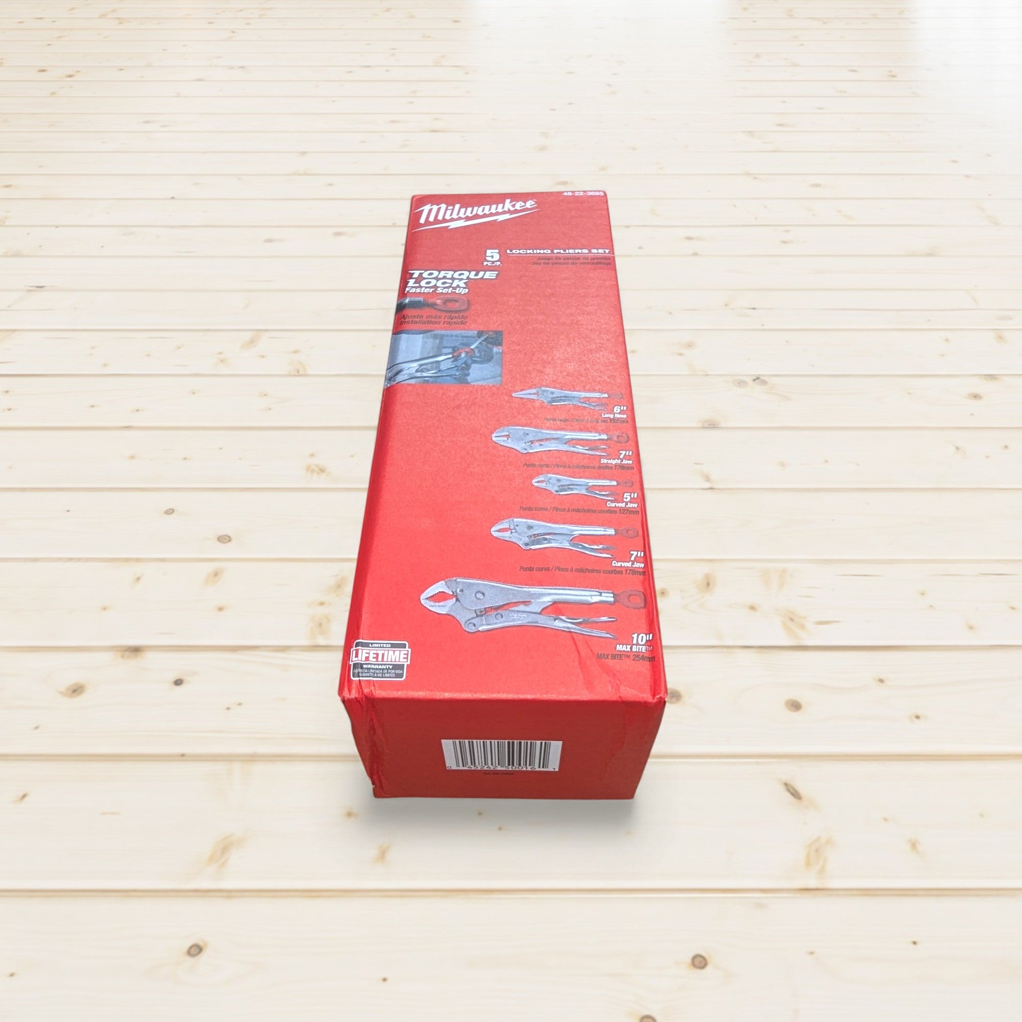 Milwaukee (48-22-3695)  Torque Lock Locking Pliers Kit (5-Piece)