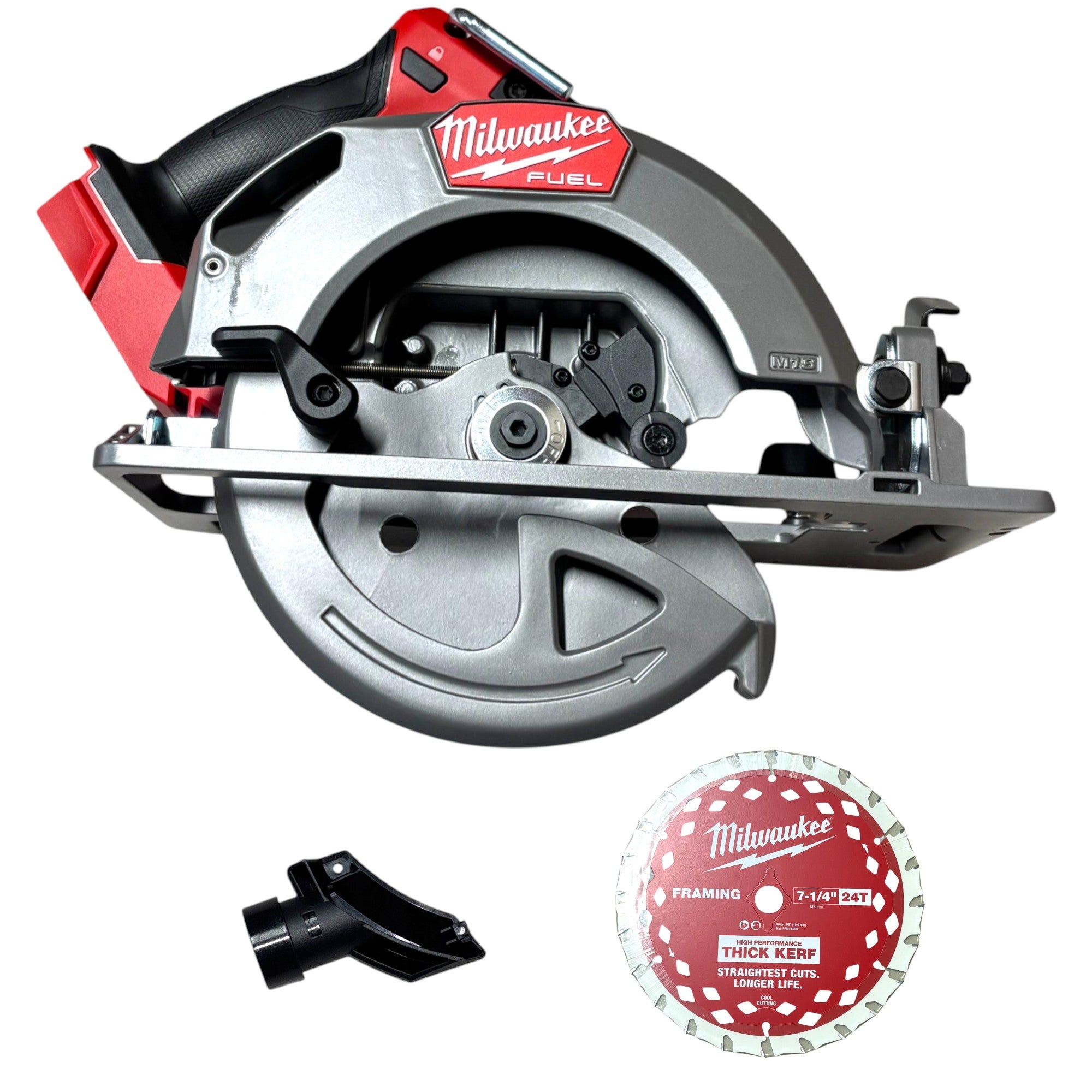 Milwaukee (2834-20) M18 FUEL 18V Lithium-Ion Brushless Cordless 7-1/4 in. Circular Saw (Tool-Only)
