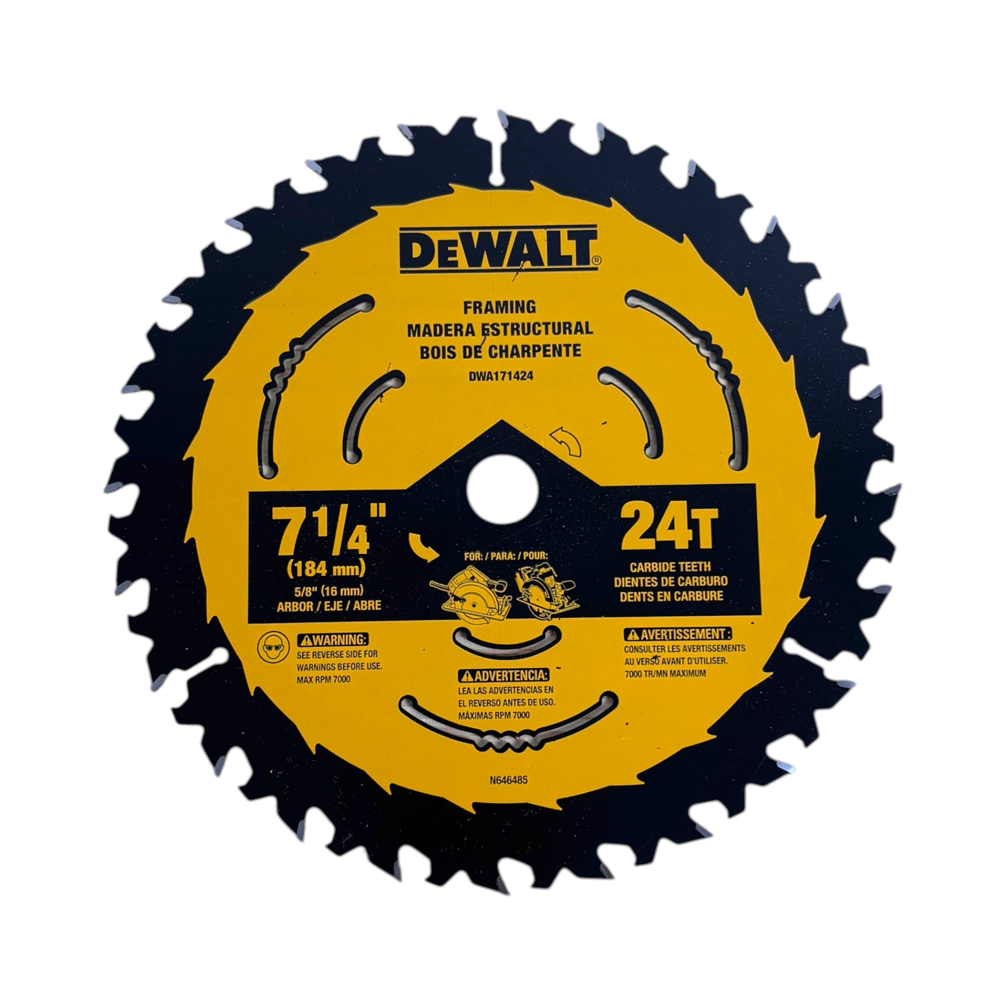 DEWALT (DCS590WW1) 20V MAX Lithium-Ion 7-1/4 in. Cordless Circular Saw Kit with 8.0 Ah Battery, Charger and Kit Bag