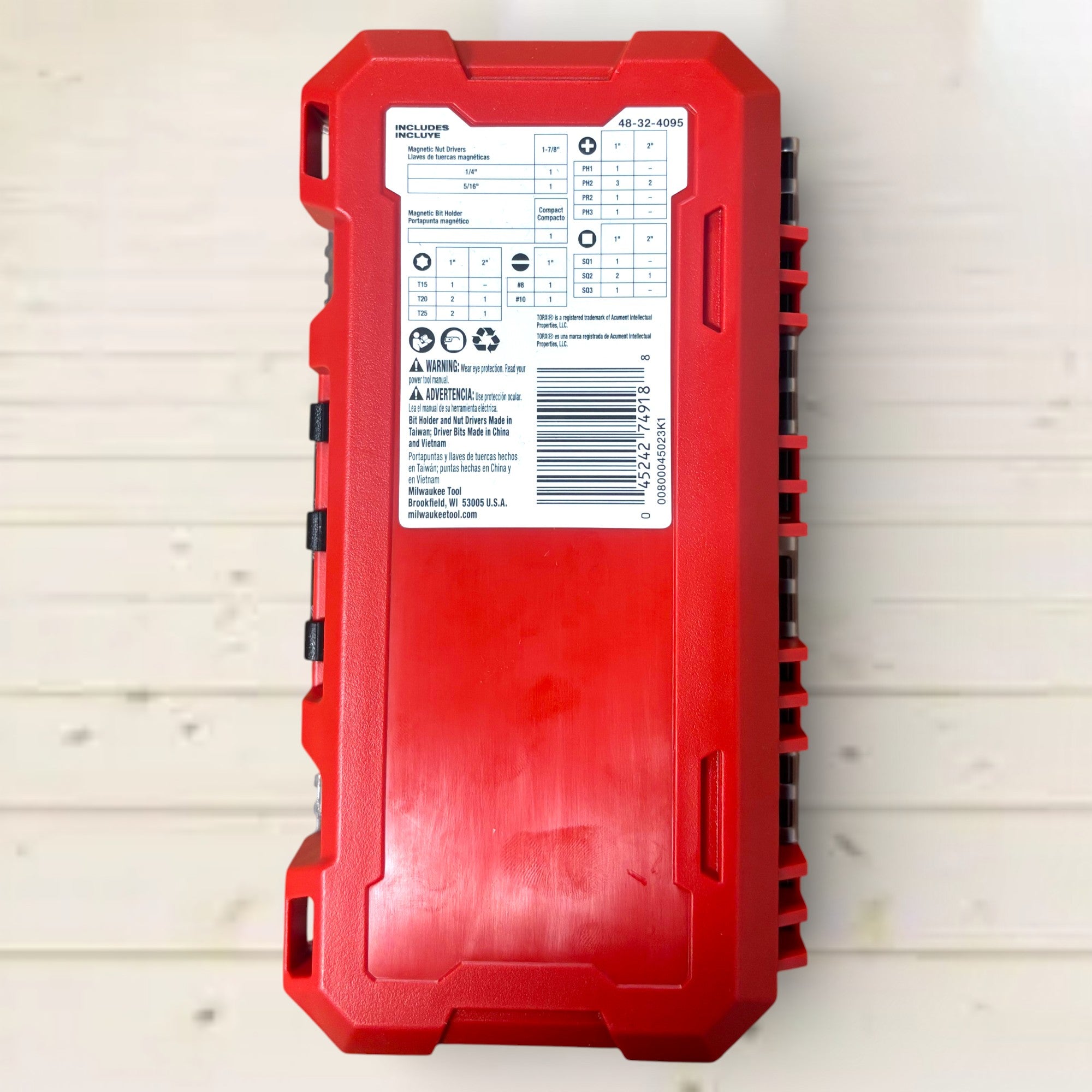 Milwaukee (48-32-4095)  SHOCKWAVE Impact Duty Alloy Steel Screw Driver Bit Set (25-Piece)