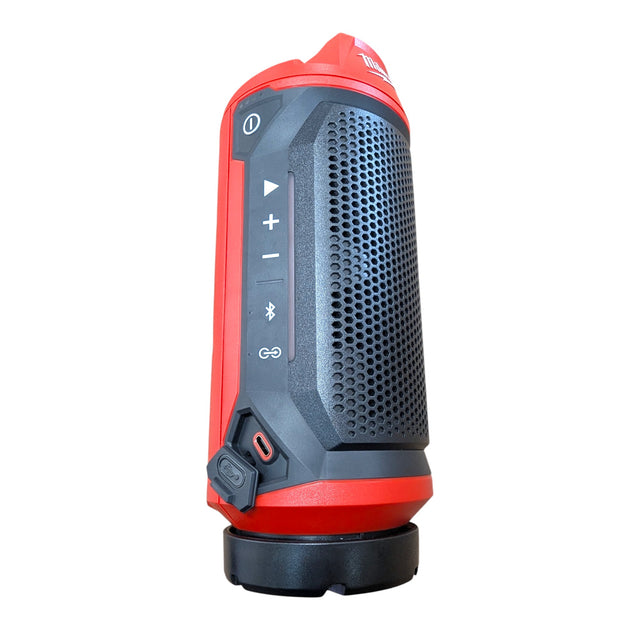 Milwaukee (2955-20) M12 12-Volt Lithium-Ion Cordless Bluetooth Jobsite Speaker with PACKOUT Compatibility