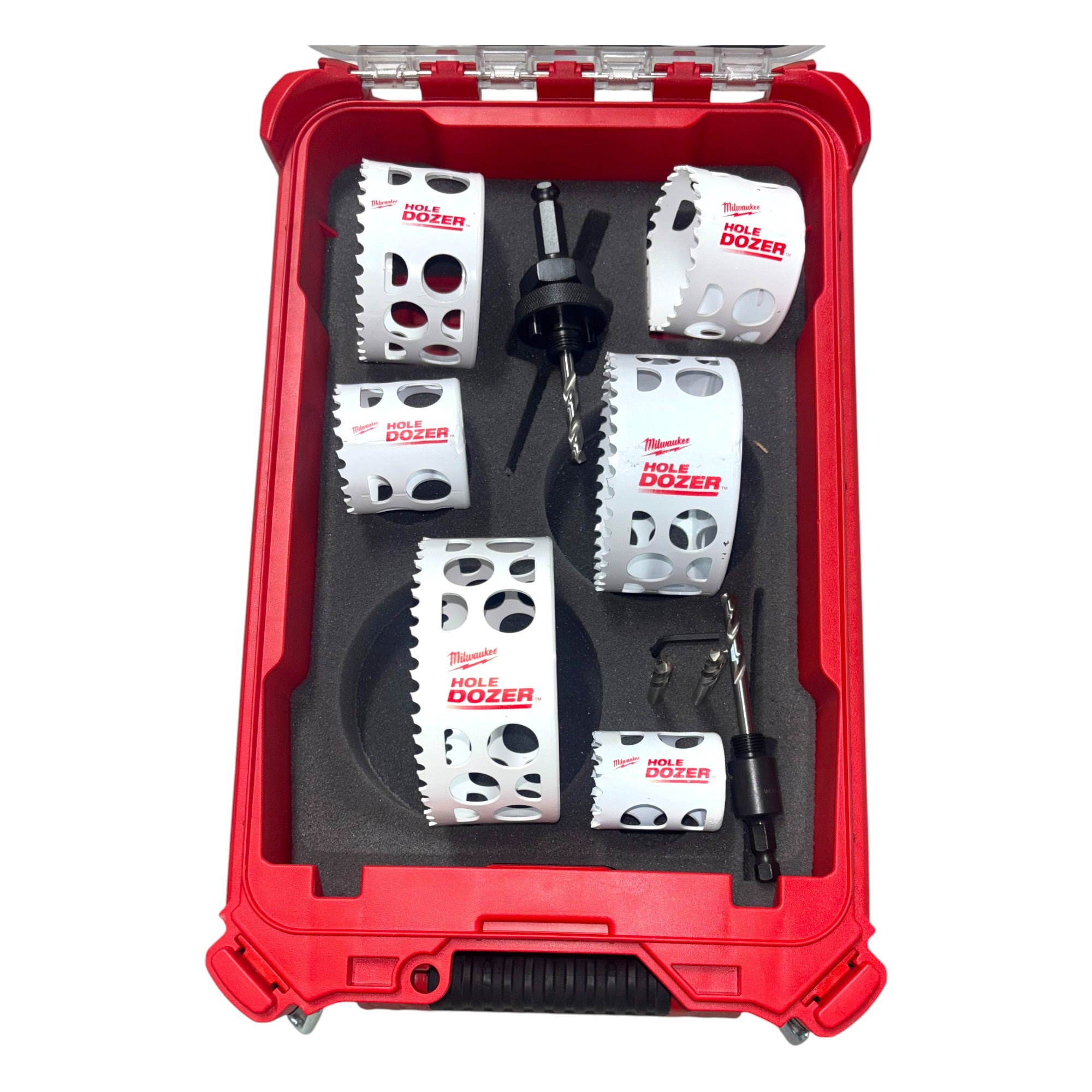 Milwaukee (49-22-5606) Hole Dozer Bi-Metal General Purpose Hole Saw Set with PACKOUT Compact Organizer (10-Piece)