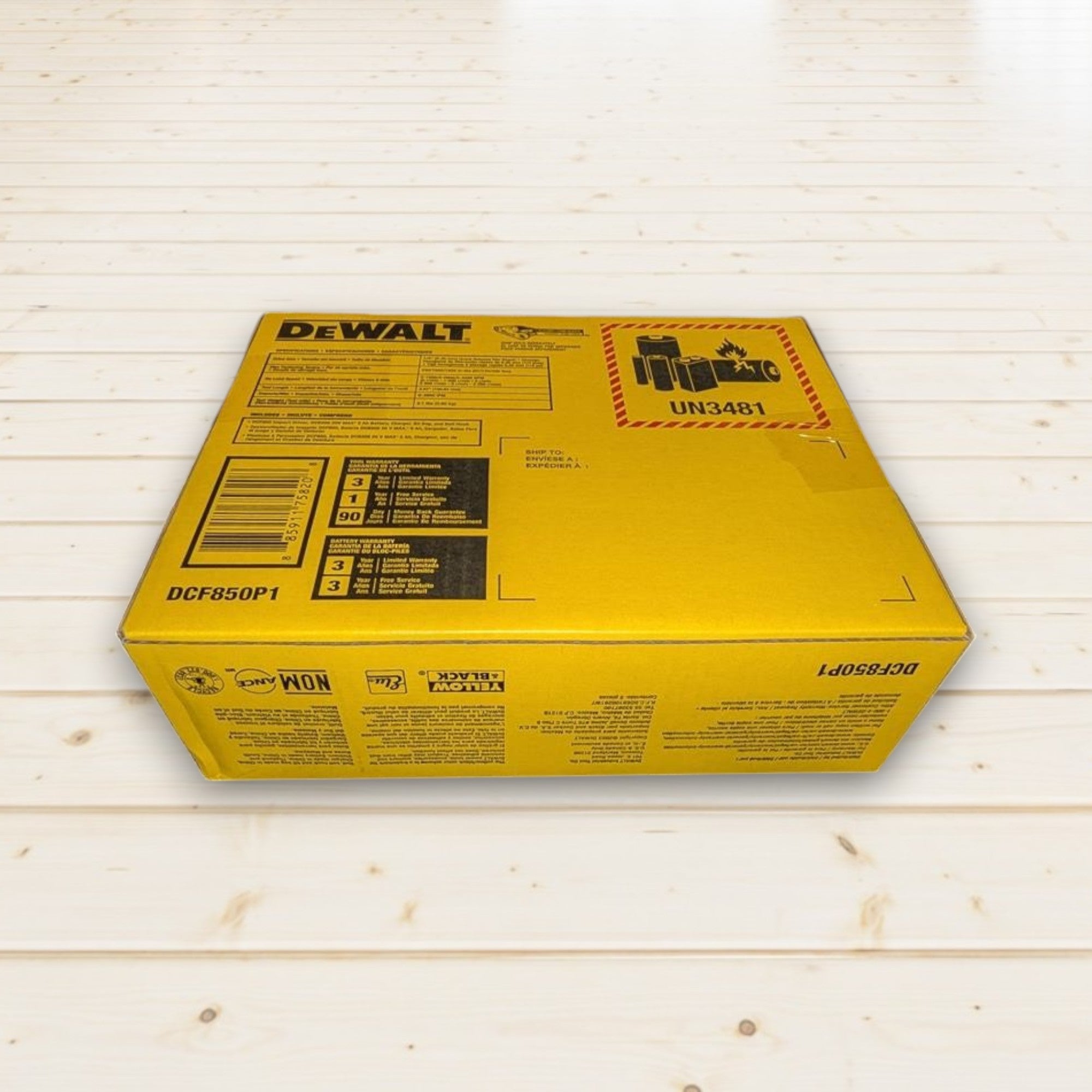 DEWALT (DCF850P1) ATOMIC 20V MAX Lithium-Ion Cordless 1/4 in. Brushless Impact Driver Kit, 5 Ah Battery, Charger, and Bag