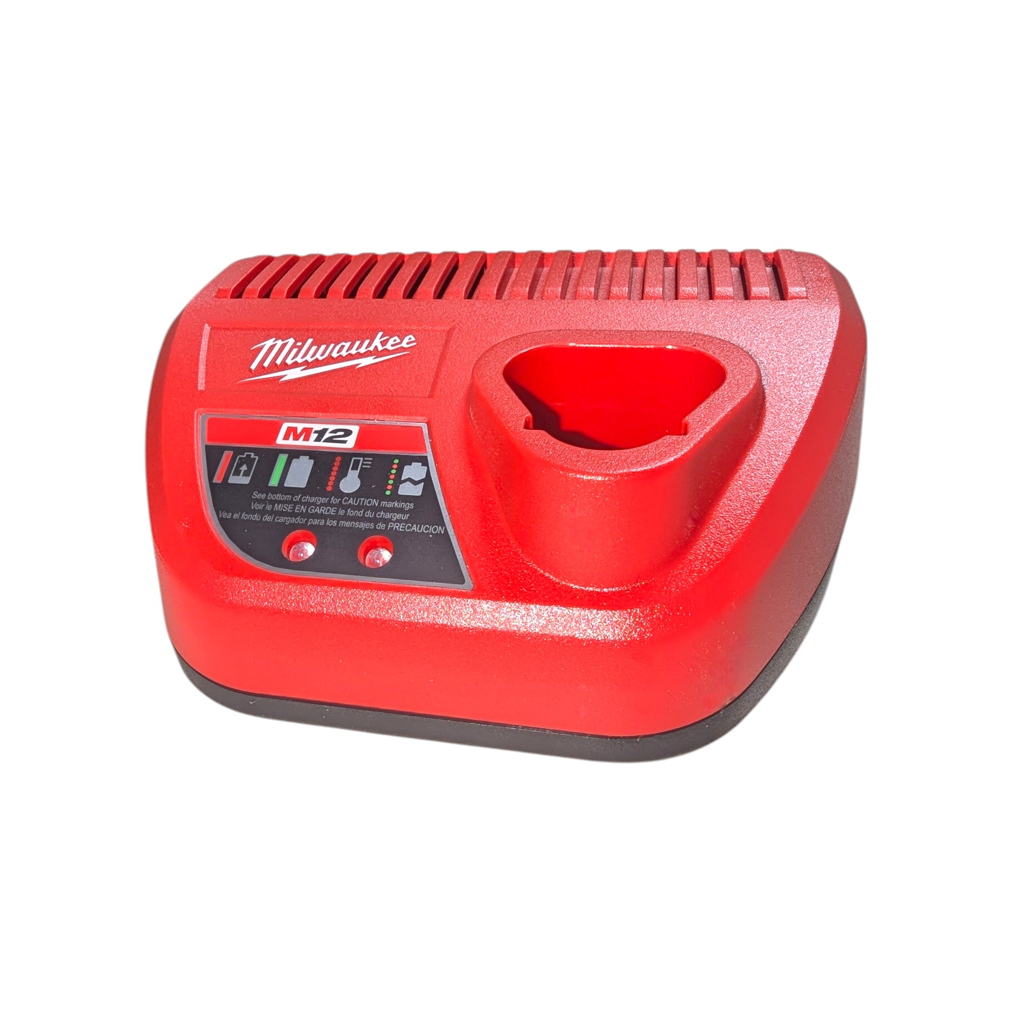 Milwaukee (48-59-2420P) M12 12V Lithium-Ion Compact 2.0 Ah Battery Pack (2-Pack) Starter Kit with Charger